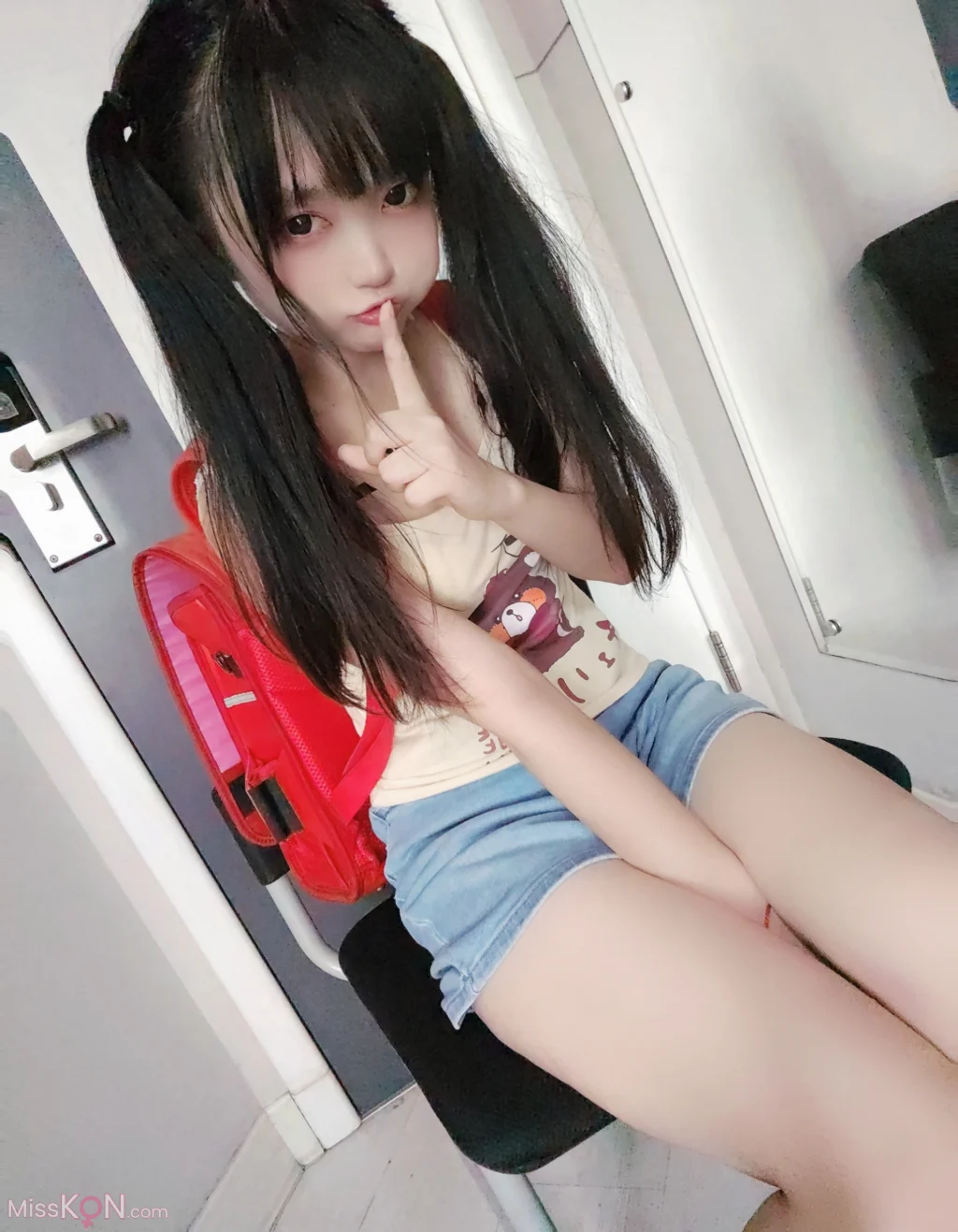 Coser@神沢永莉: 放学后也是好学生 (44 photos + 1 video)