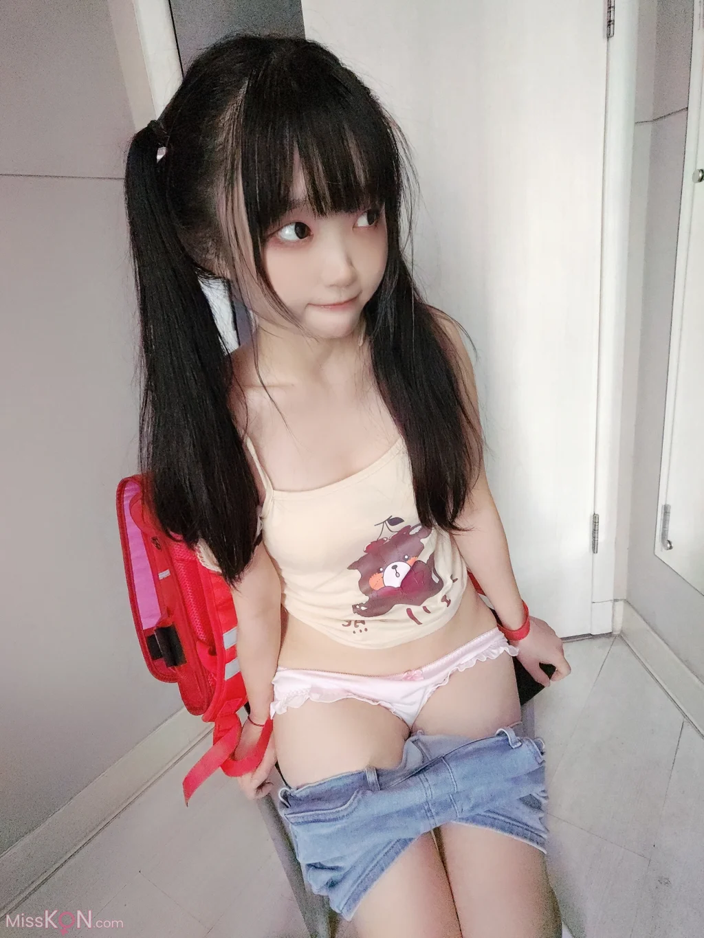 Coser@神沢永莉: 放学后也是好学生 (44 photos + 1 video)