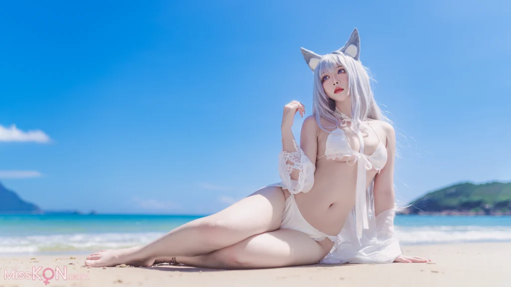 Coser@宫本桜: 碧蓝航线 信浓 白沙幽梦 (20 photos)