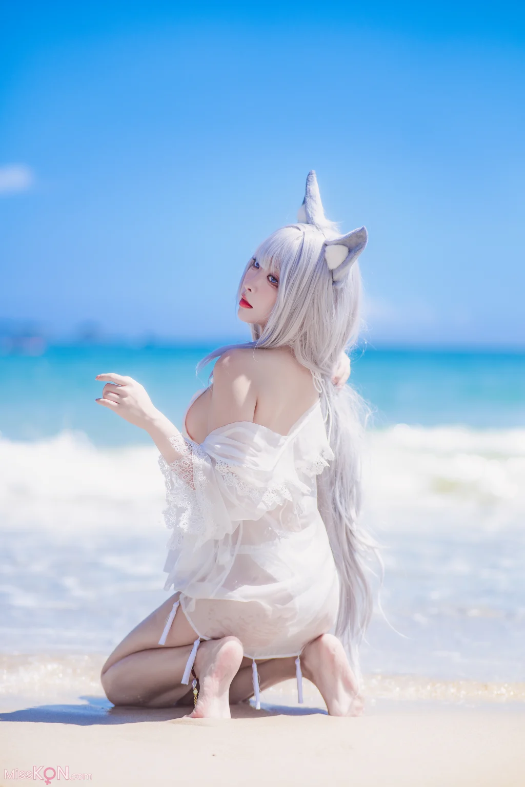 Coser@宫本桜: 碧蓝航线 信浓 白沙幽梦 (20 photos) – Page 2