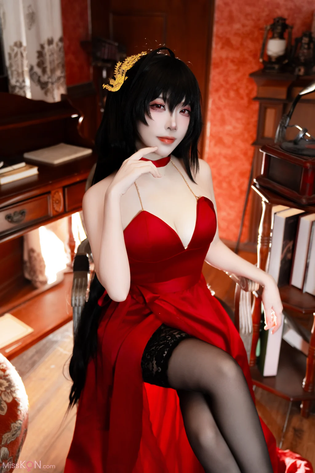 Coser@二佐Nisa: 碧蓝航线-大凤·毒苹果 (32 photos)