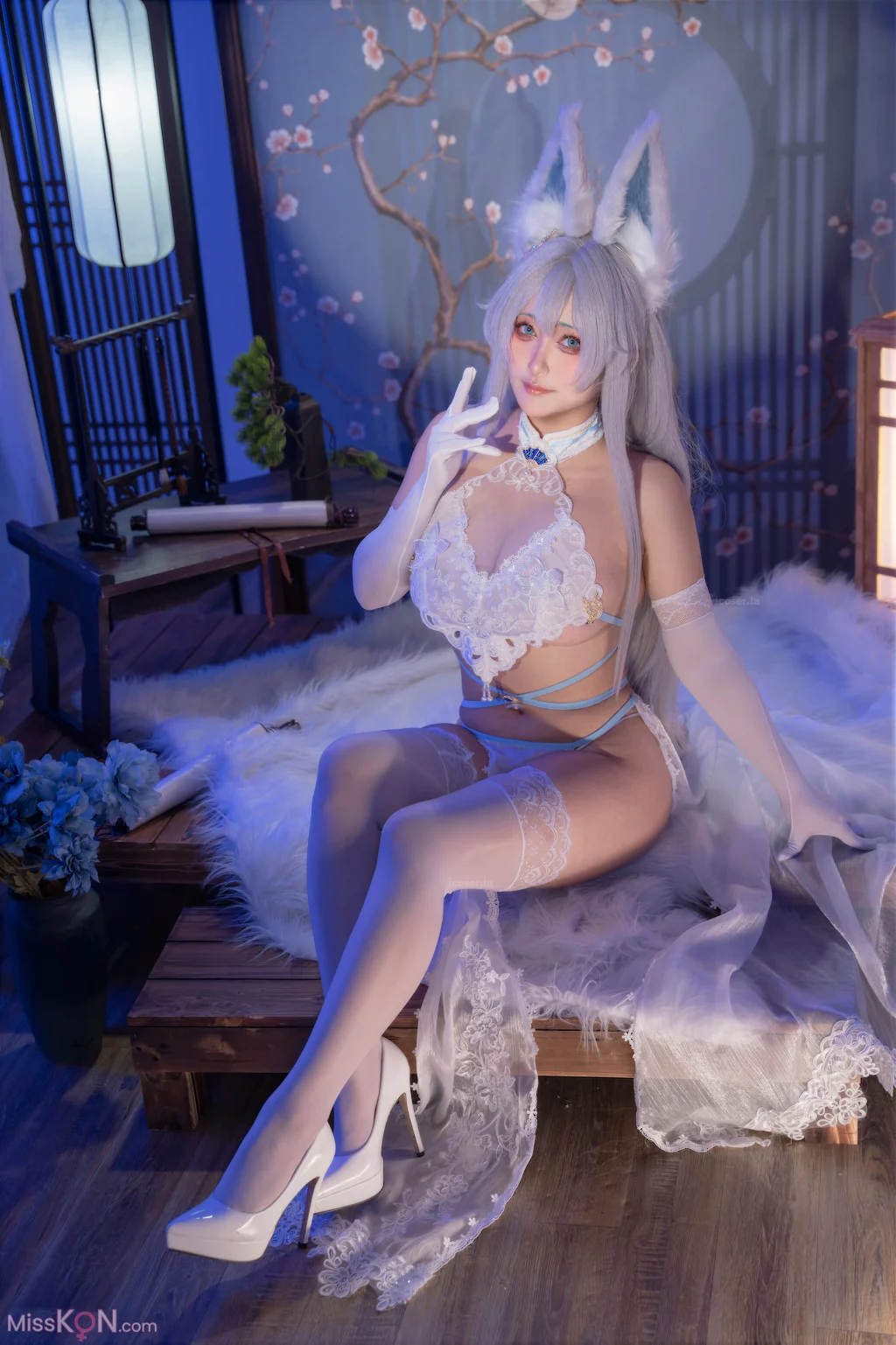 Coser@洛璃LoLiSAMA: 碧蓝航线 信浓 相融一梦 (90 photos) – Page 3