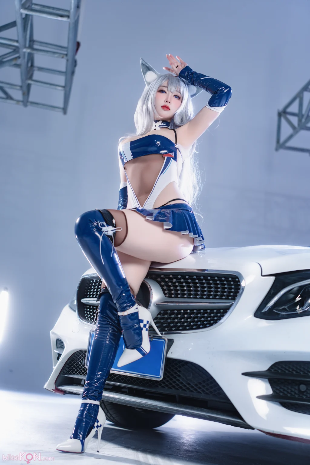 Coser@宫本桜: 碧蓝航线 信浓 轰鸣的银轮 (20 photos) – Page 2