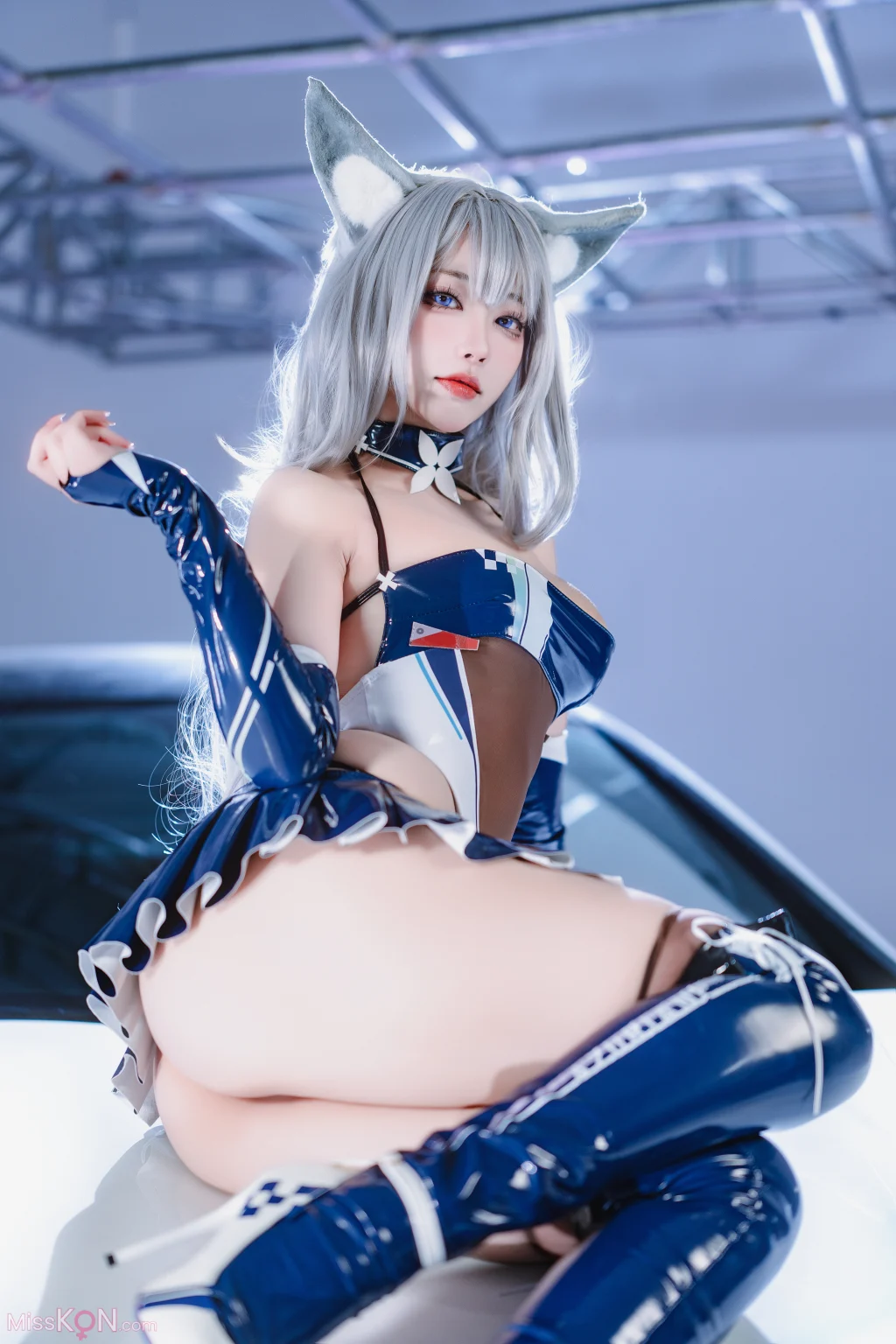Coser@宫本桜: 碧蓝航线 信浓 轰鸣的银轮 (20 photos) – Page 2
