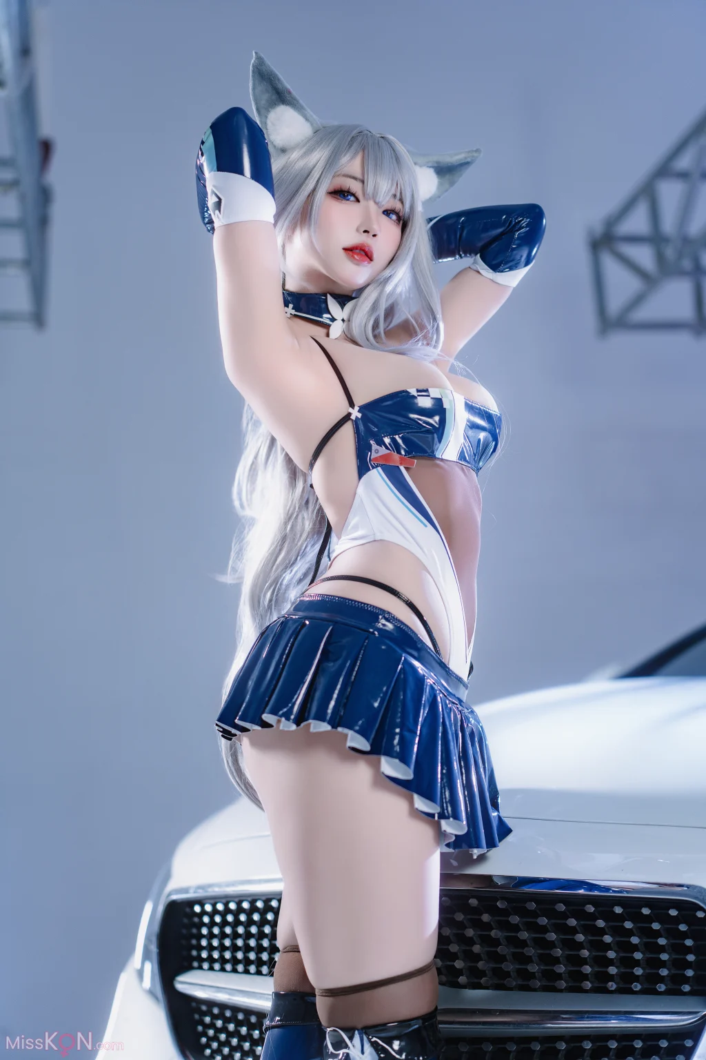 Coser@宫本桜: 碧蓝航线 信浓 轰鸣的银轮 (20 photos) – Page 2
