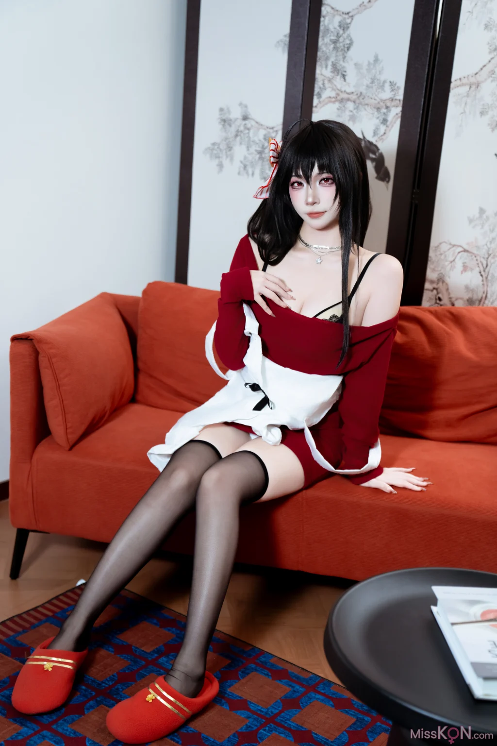 Coser@二佐Nisa: 碧蓝航线-大凤·居家服 (31 photos)
