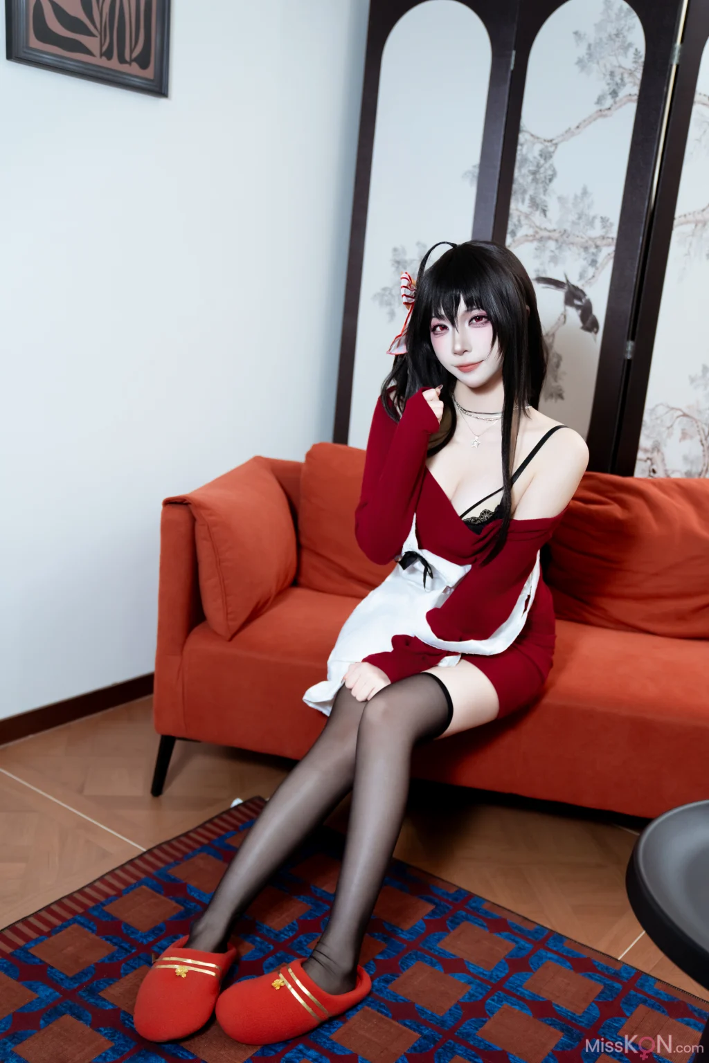Coser@二佐Nisa: 碧蓝航线-大凤·居家服 (31 photos)
