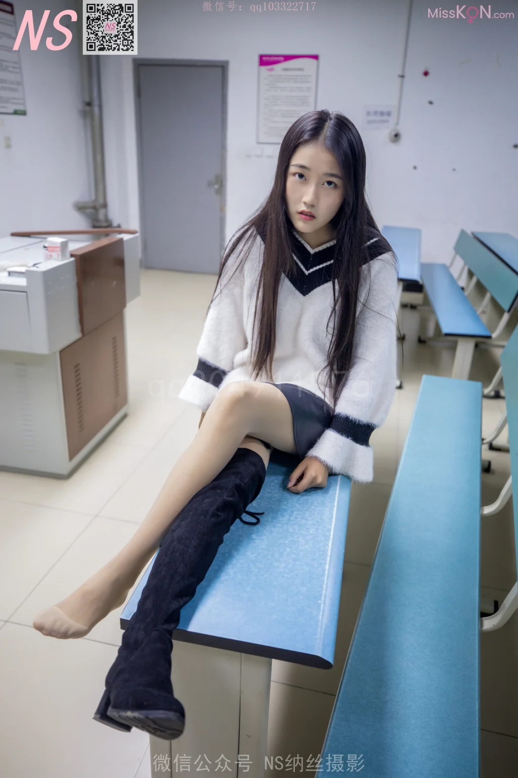 [NS纳丝摄影] No.163: 雨佳的丝袜学记 (129 photos + 1 video)