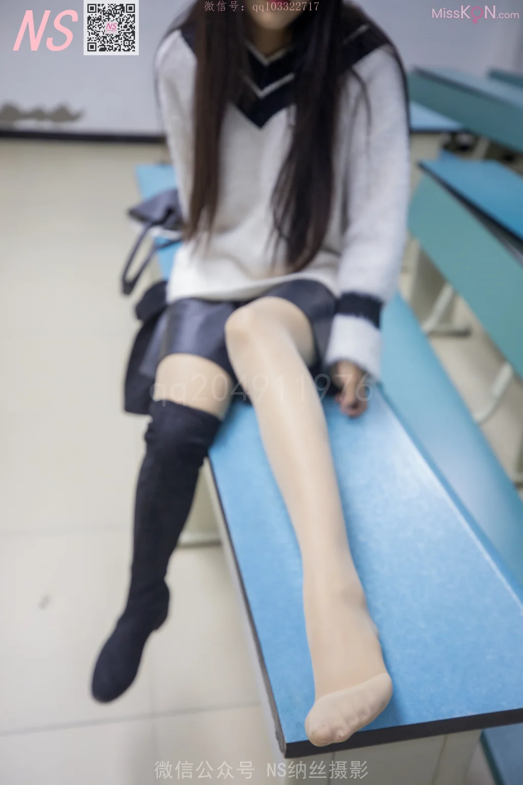 [NS纳丝摄影] No.163: 雨佳的丝袜学记 (129 photos + 1 video)