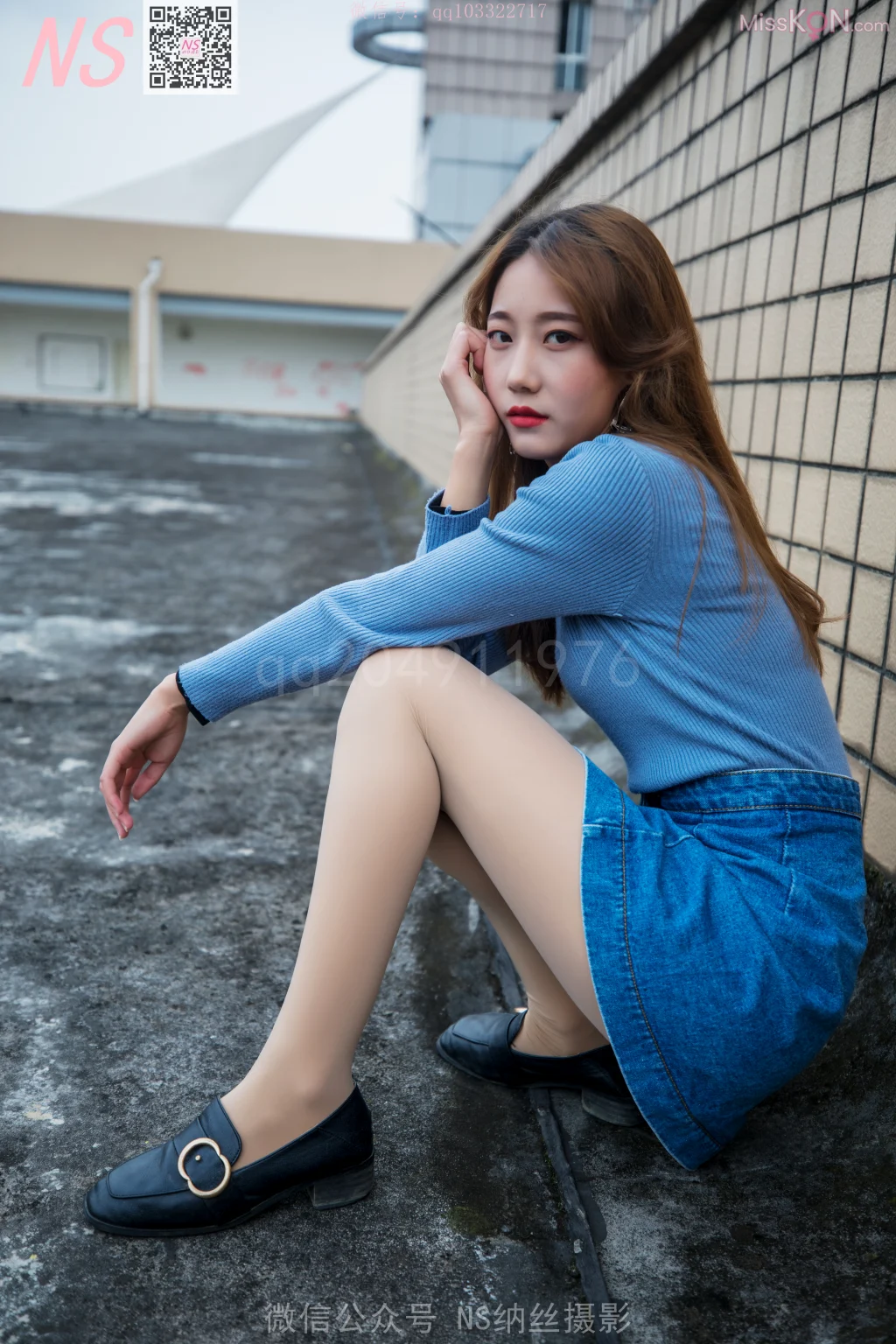 [NS纳丝摄影] No.164: 舒怡女神天台肉色丝袜 (101 photos + 1 video)