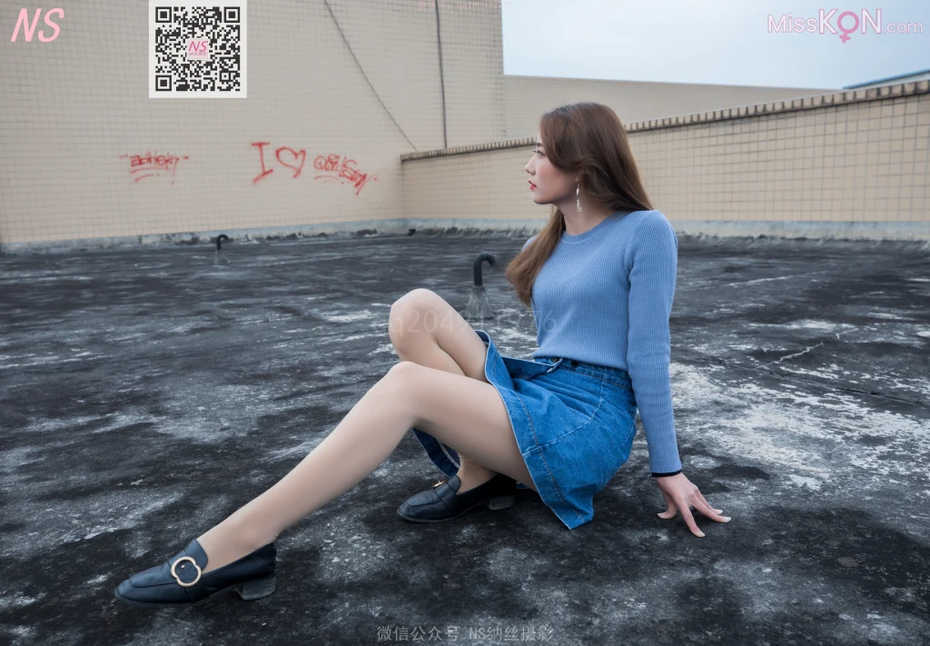 [NS纳丝摄影] No.164: 舒怡女神天台肉色丝袜 (101 photos + 1 video)