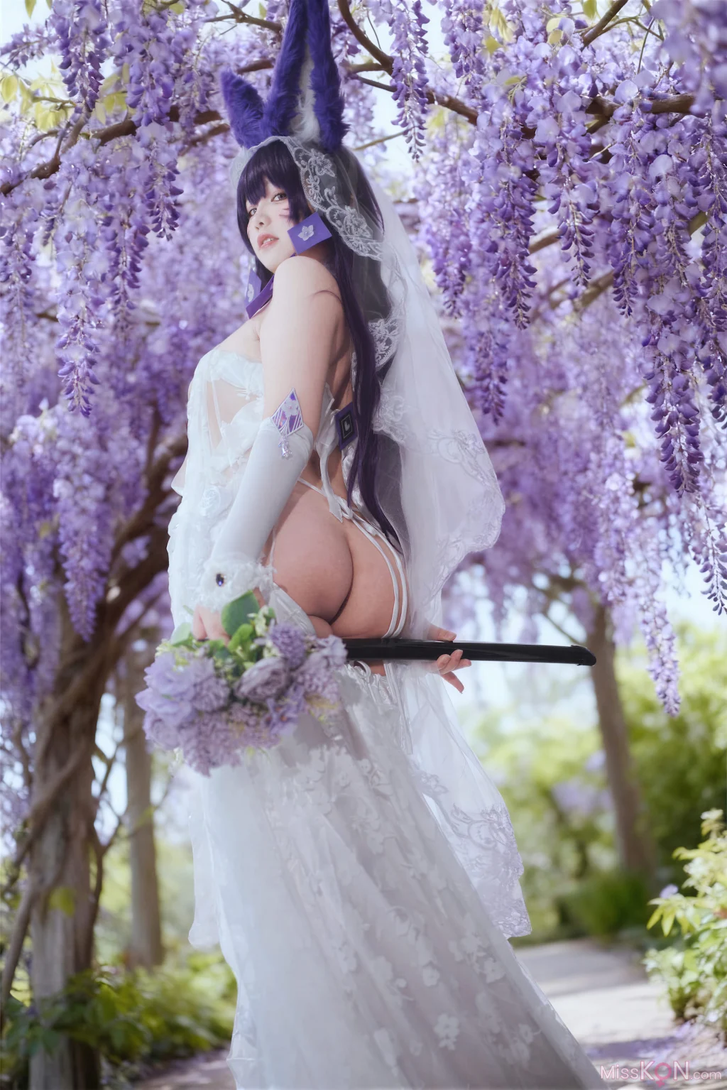 Coser@阿半今天很开心: 碧蓝航线 武藏誓约花嫁 婚纱 (75 photos)