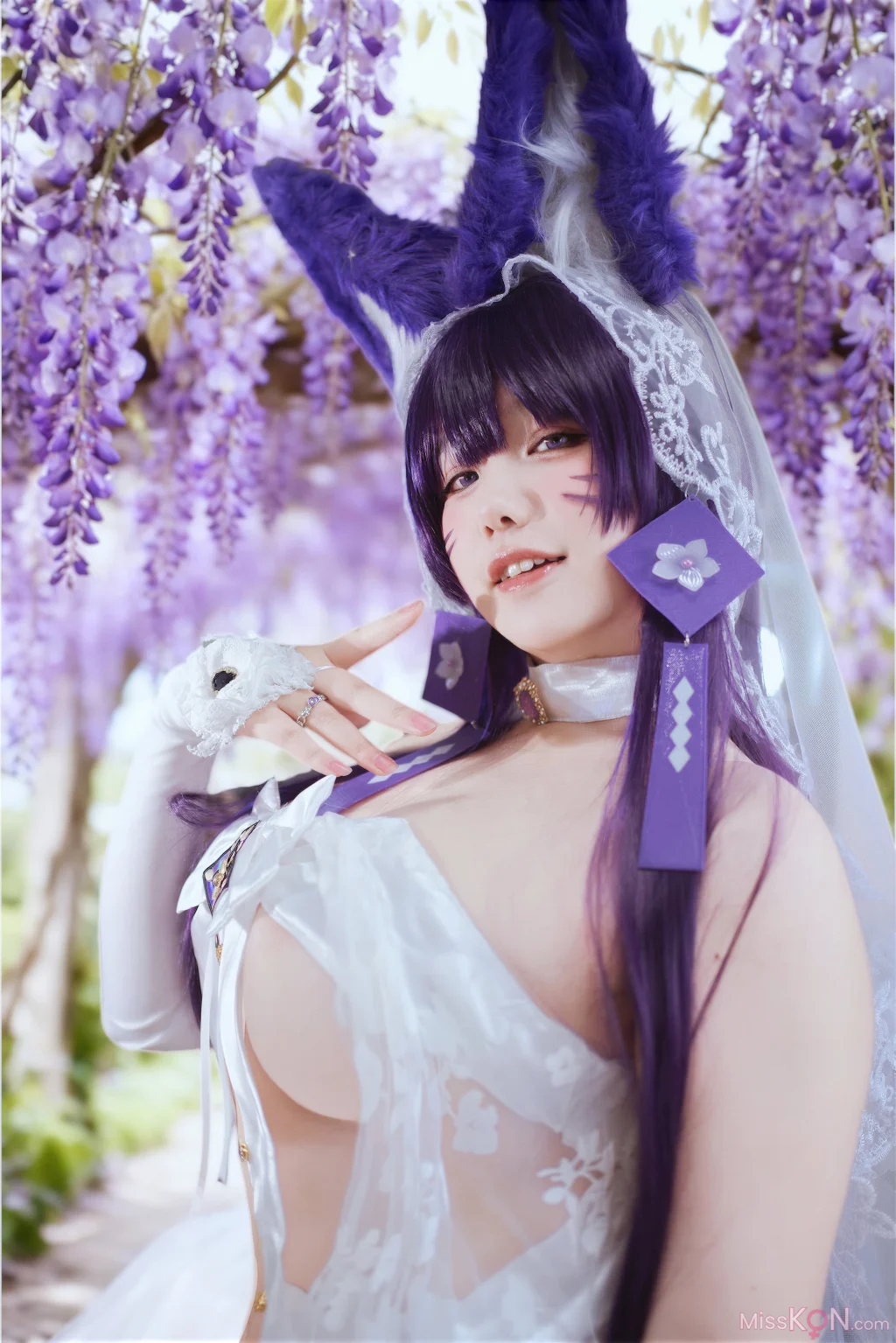 Coser@阿半今天很开心: 碧蓝航线 武藏誓约花嫁 婚纱 (75 photos)