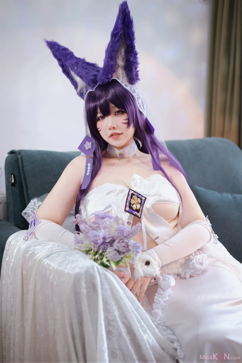 Coser@阿半今天很开心: 碧蓝航线 武藏誓约花嫁 婚纱 (75 photos)