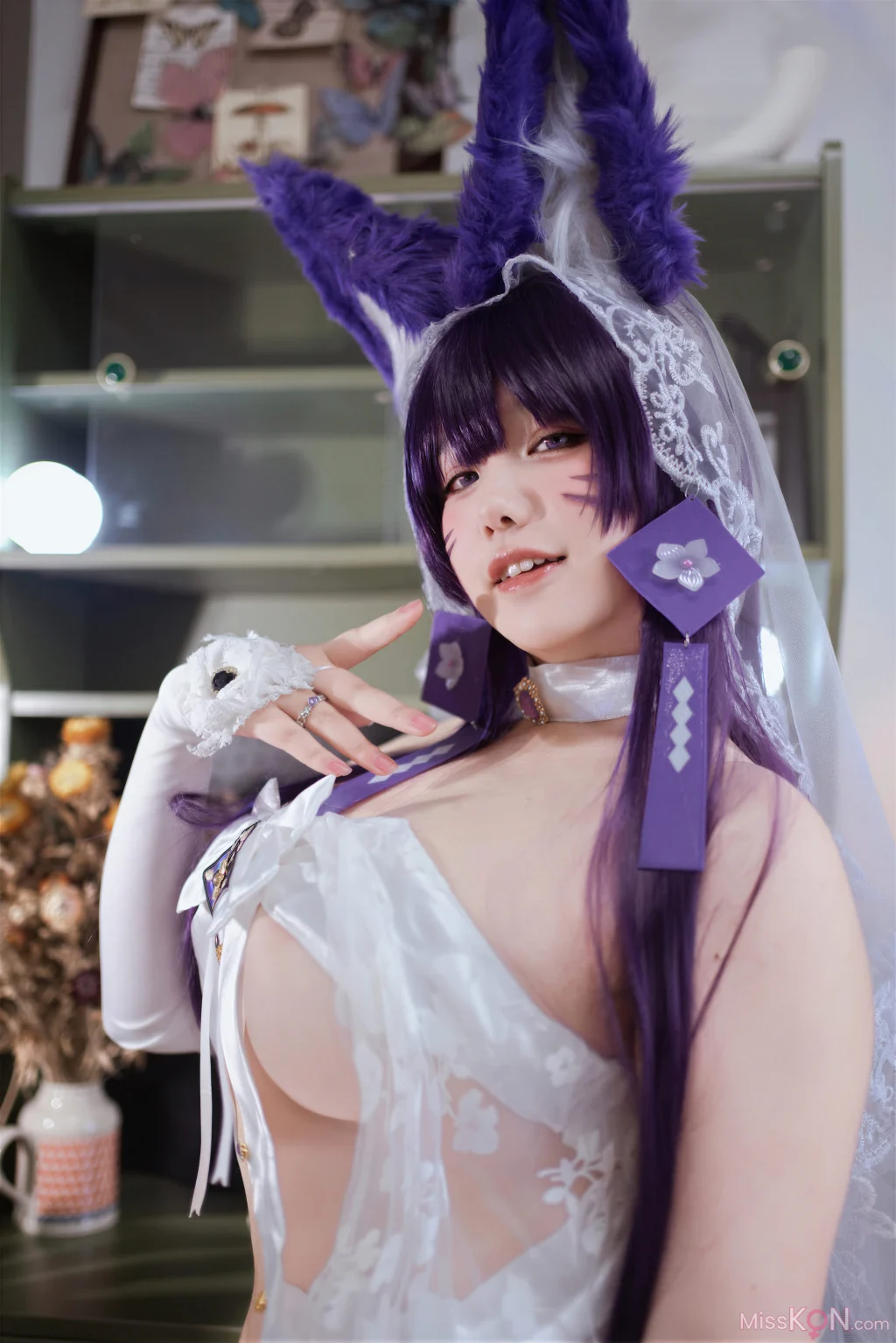 Coser@阿半今天很开心: 碧蓝航线 武藏誓约花嫁 婚纱 (75 photos)