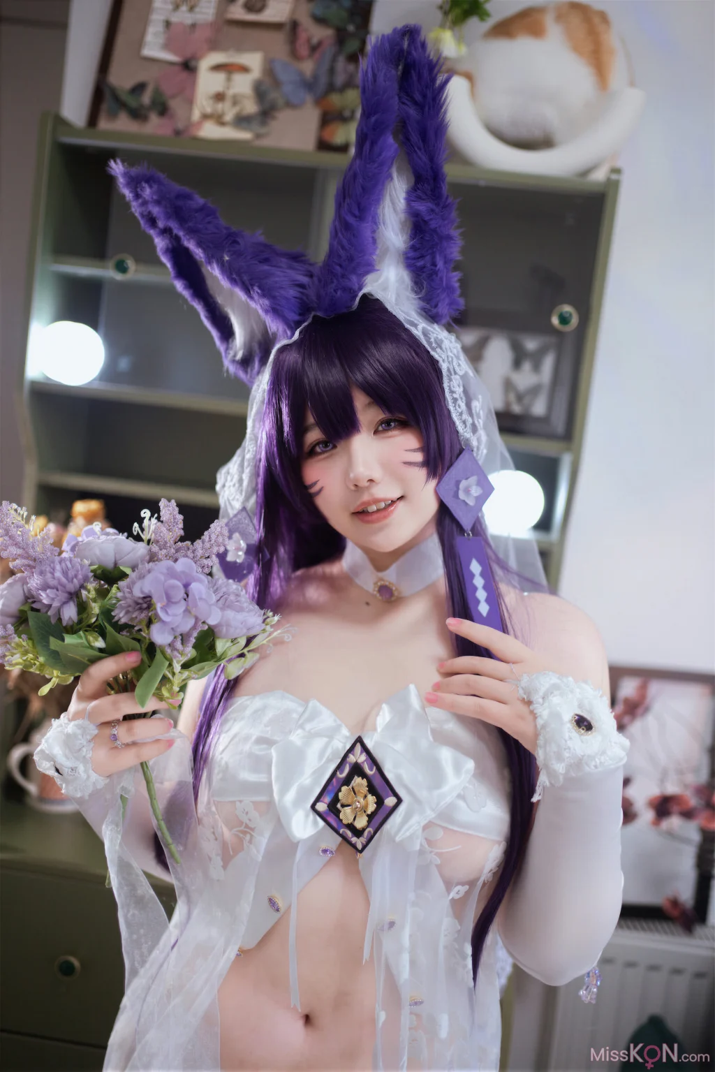 Coser@阿半今天很开心: 碧蓝航线 武藏誓约花嫁 婚纱 (75 photos)