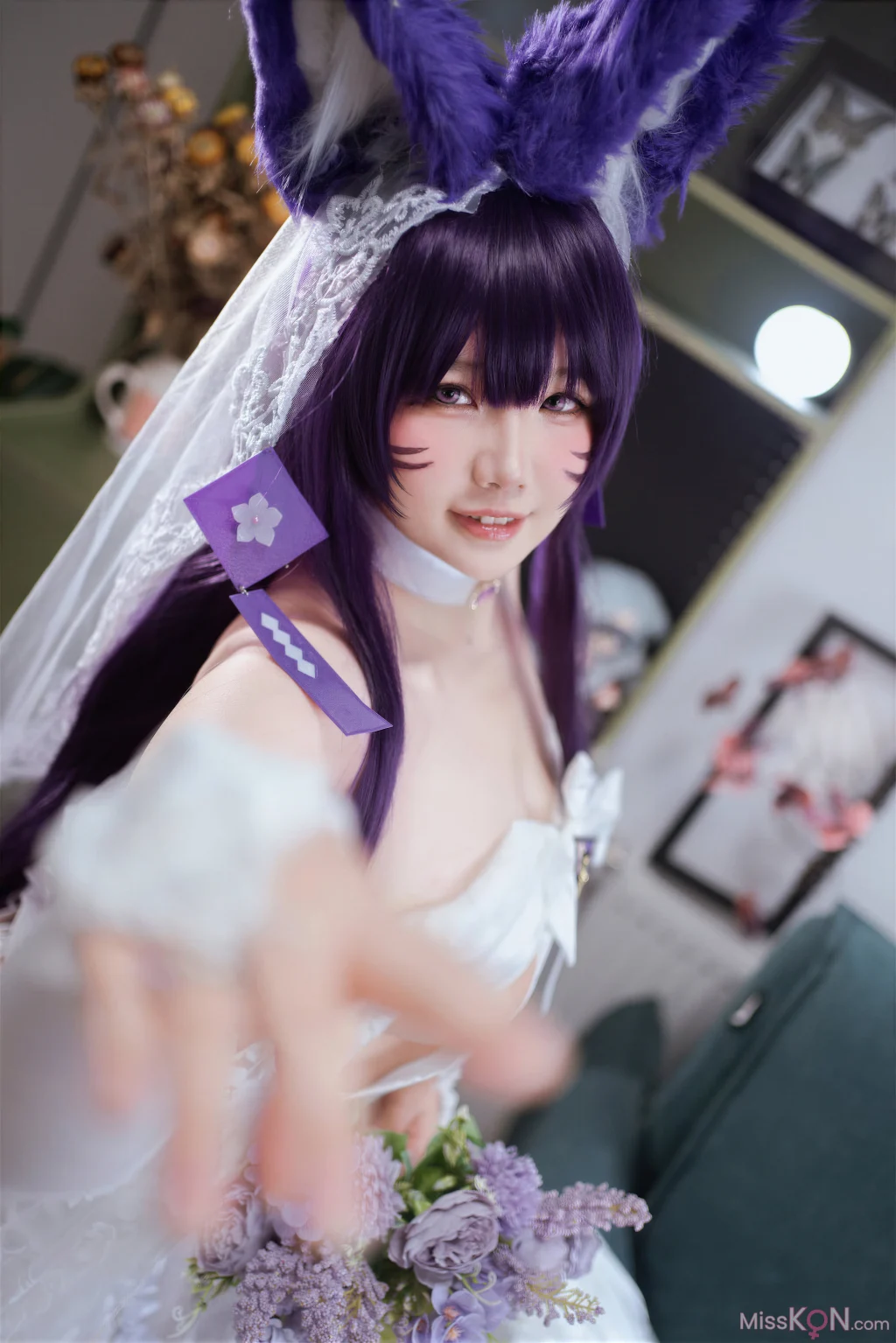 Coser@阿半今天很开心: 碧蓝航线 武藏誓约花嫁 婚纱 (75 photos)