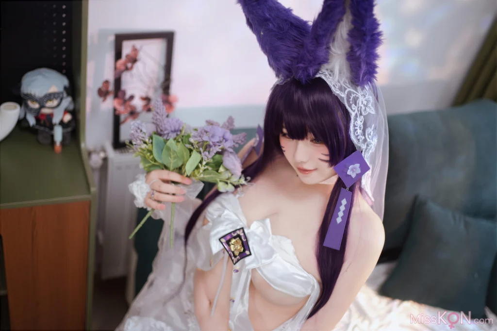 Coser@阿半今天很开心: 碧蓝航线 武藏誓约花嫁 婚纱 (75 photos) – Page 2