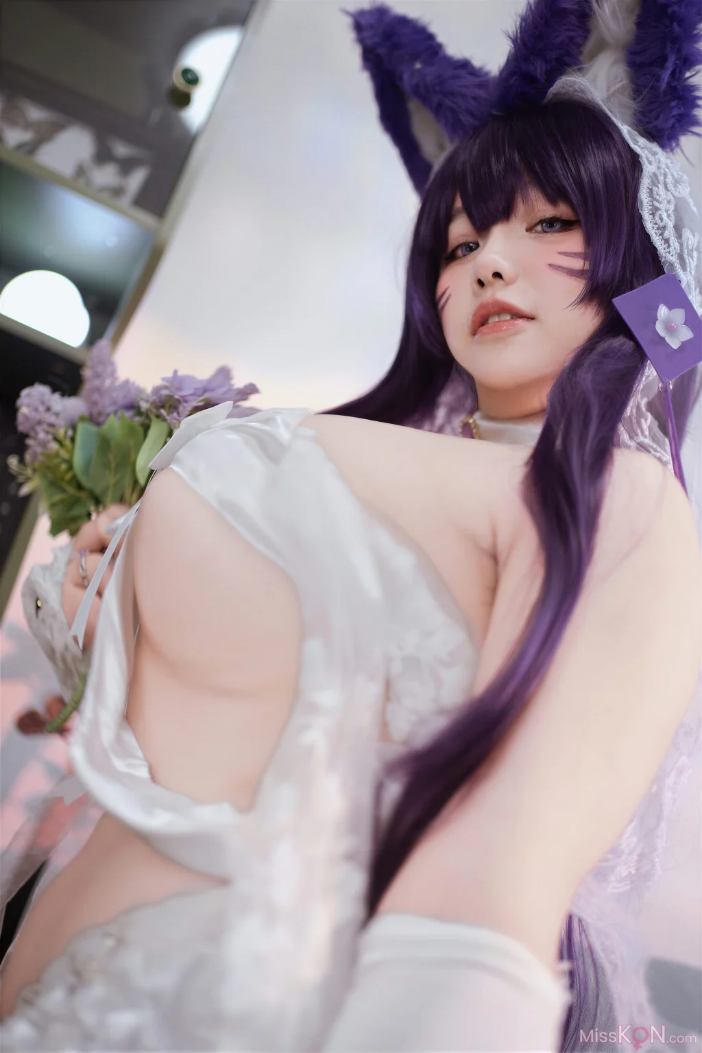 Coser@阿半今天很开心: 碧蓝航线 武藏誓约花嫁 婚纱 (75 photos) – Page 2