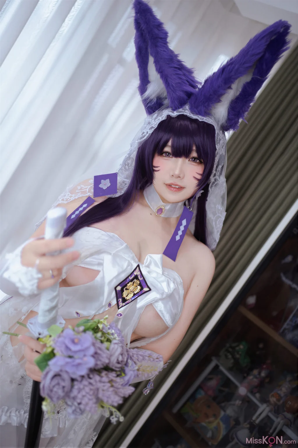 Coser@阿半今天很开心: 碧蓝航线 武藏誓约花嫁 婚纱 (75 photos) – Page 2