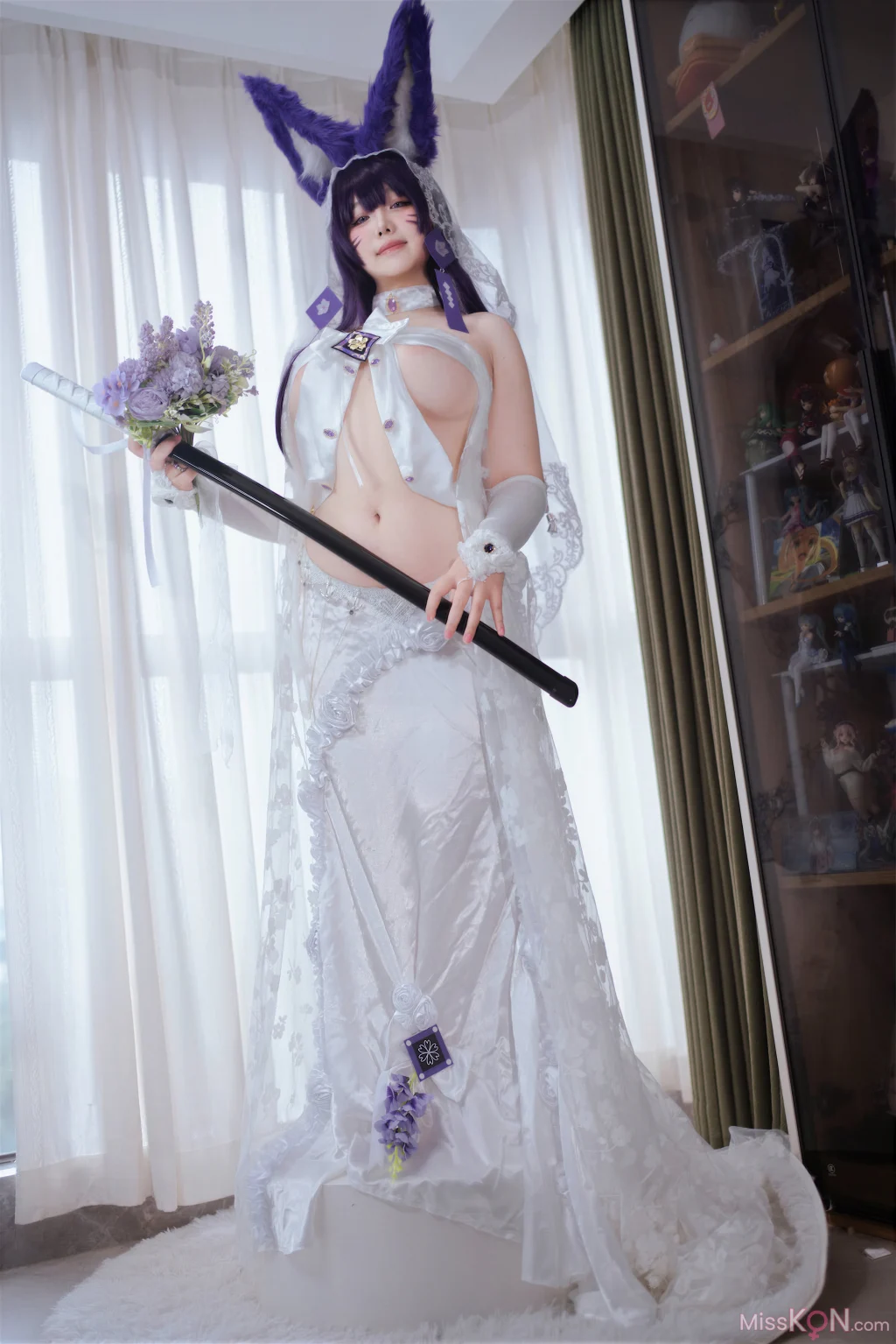 Coser@阿半今天很开心: 碧蓝航线 武藏誓约花嫁 婚纱 (75 photos) – Page 2