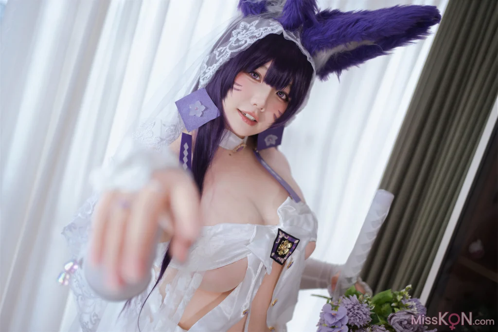 Coser@阿半今天很开心: 碧蓝航线 武藏誓约花嫁 婚纱 (75 photos) – Page 2