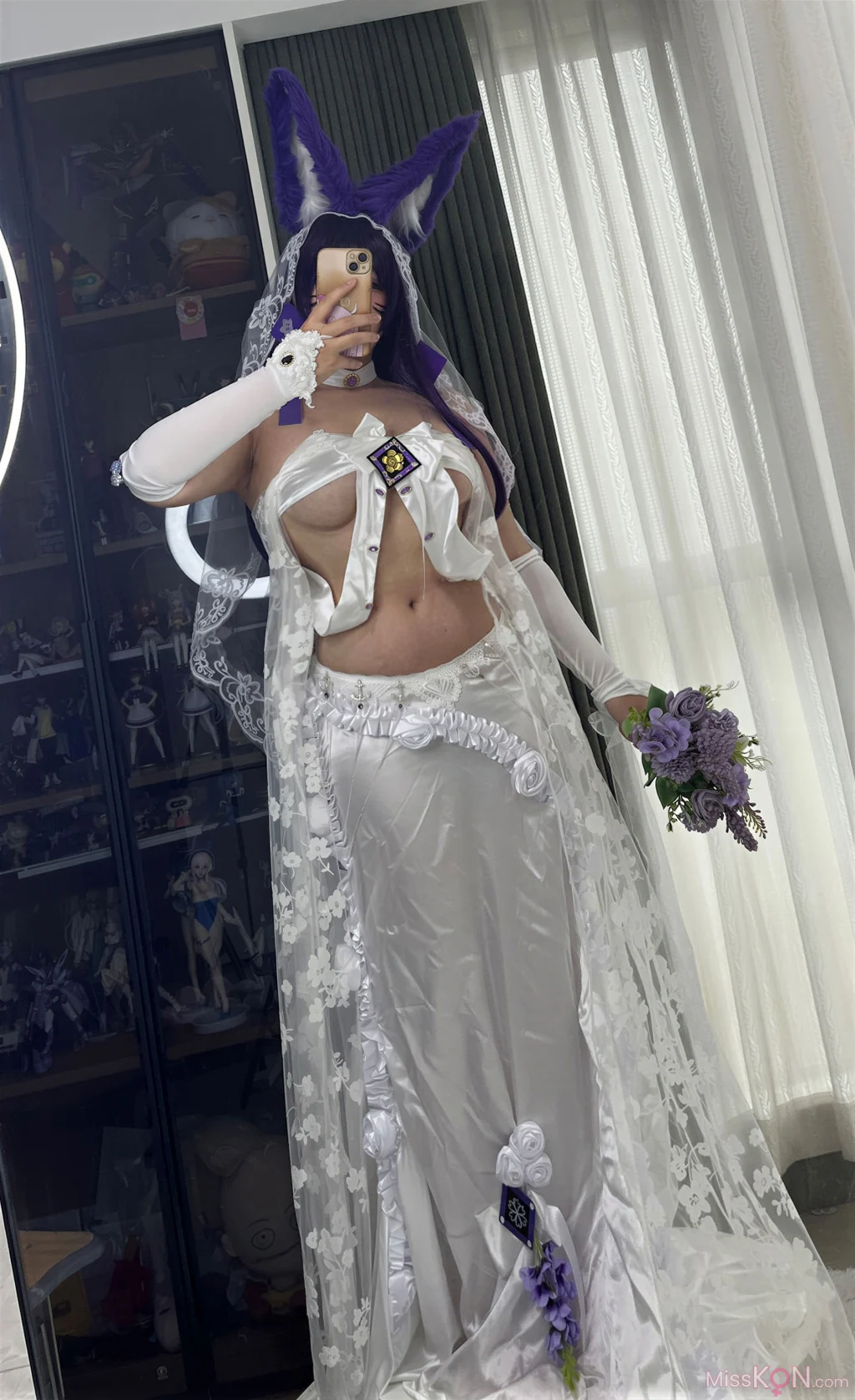 Coser@阿半今天很开心: 碧蓝航线 武藏誓约花嫁 婚纱 (75 photos) – Page 3