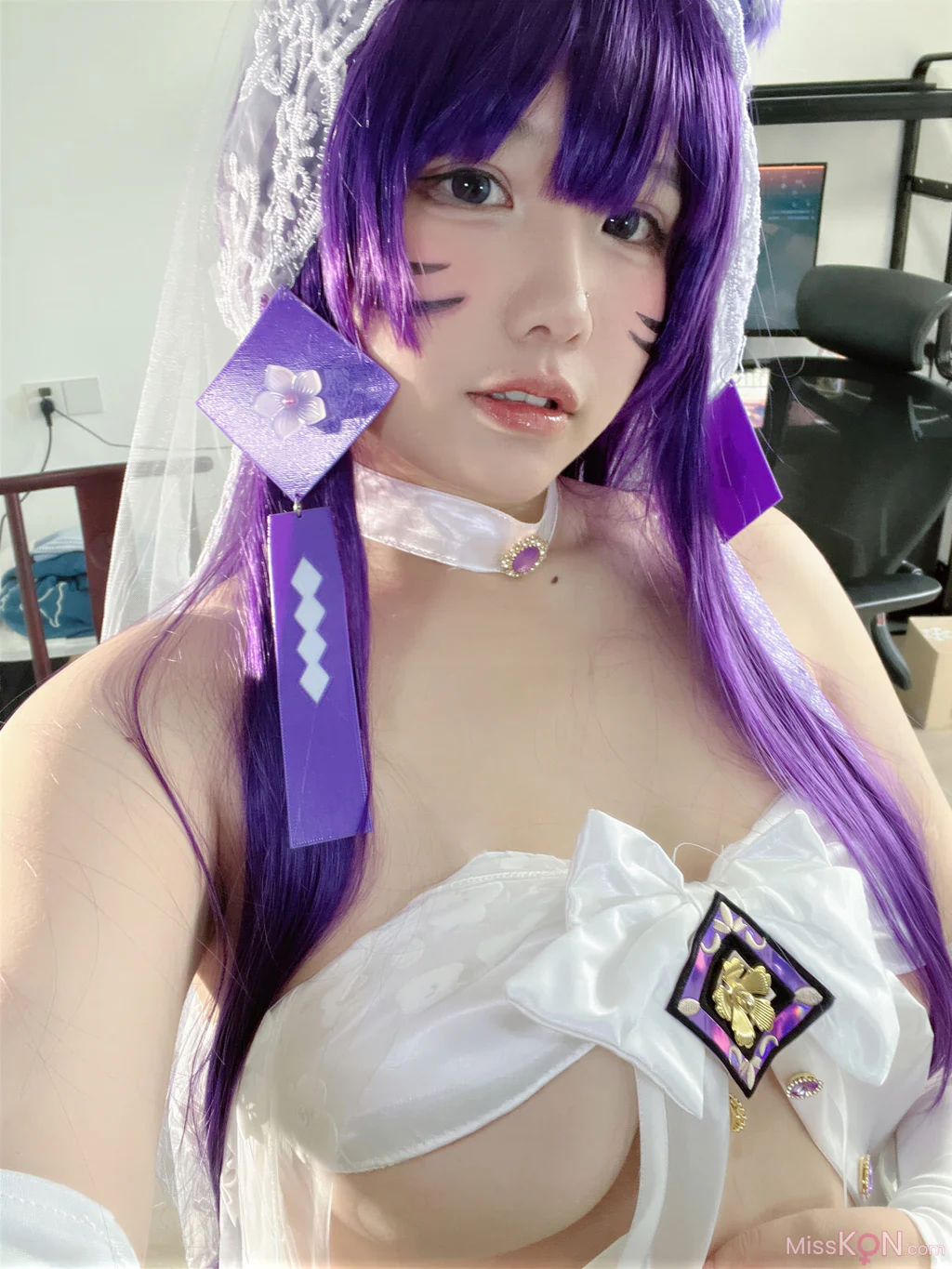 Coser@阿半今天很开心: 碧蓝航线 武藏誓约花嫁 婚纱 (75 photos) – Page 3