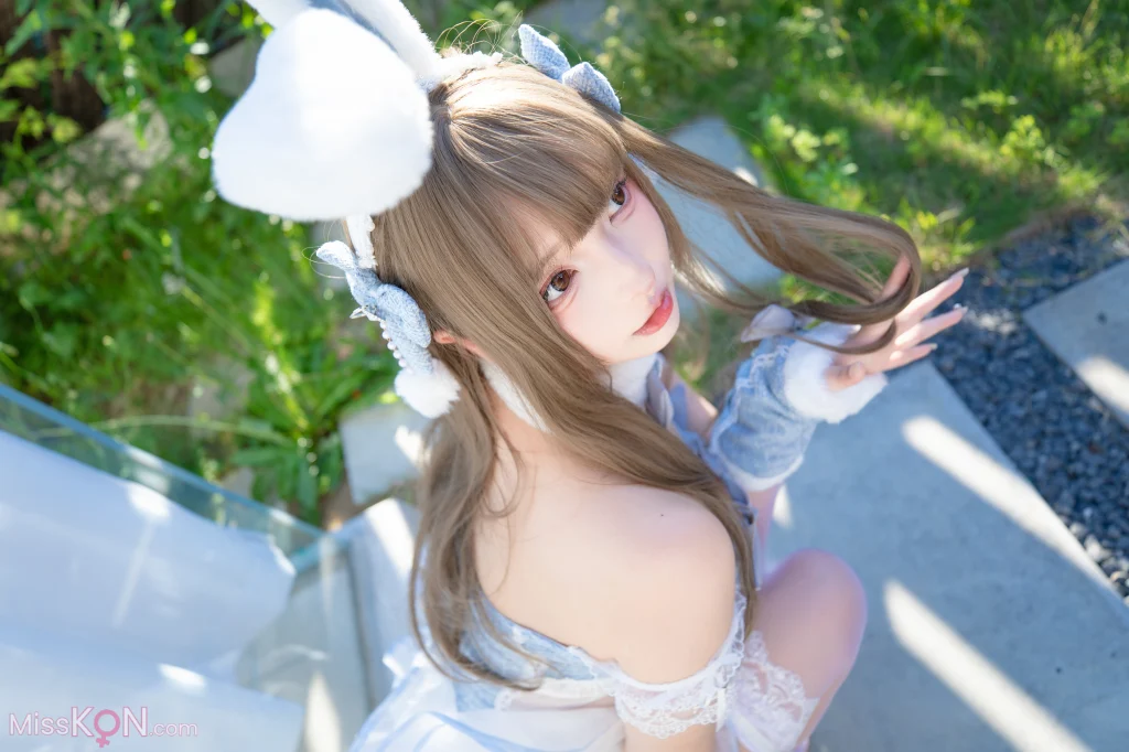 Coser@神楽坂真冬: 萌兔初沐 (150 photos + 2 videos)