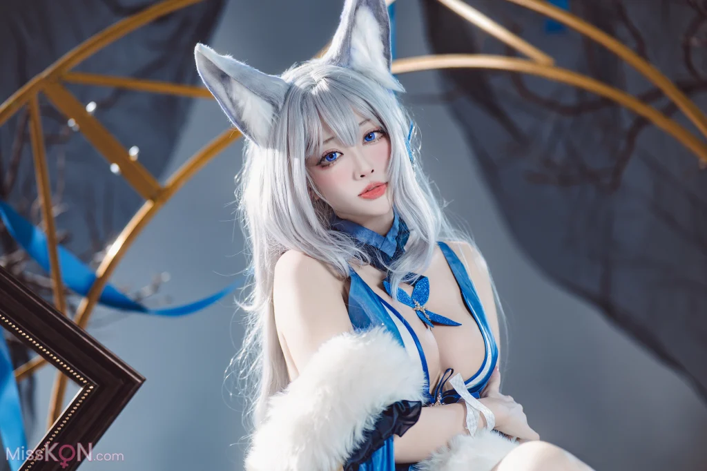 Coser@宫本桜: 碧蓝航线 信浓 胧月十夜 (20 photos)