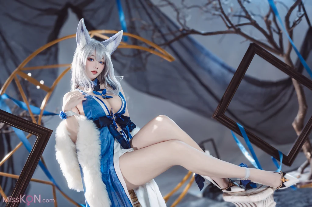 Coser@宫本桜: 碧蓝航线 信浓 胧月十夜 (20 photos)