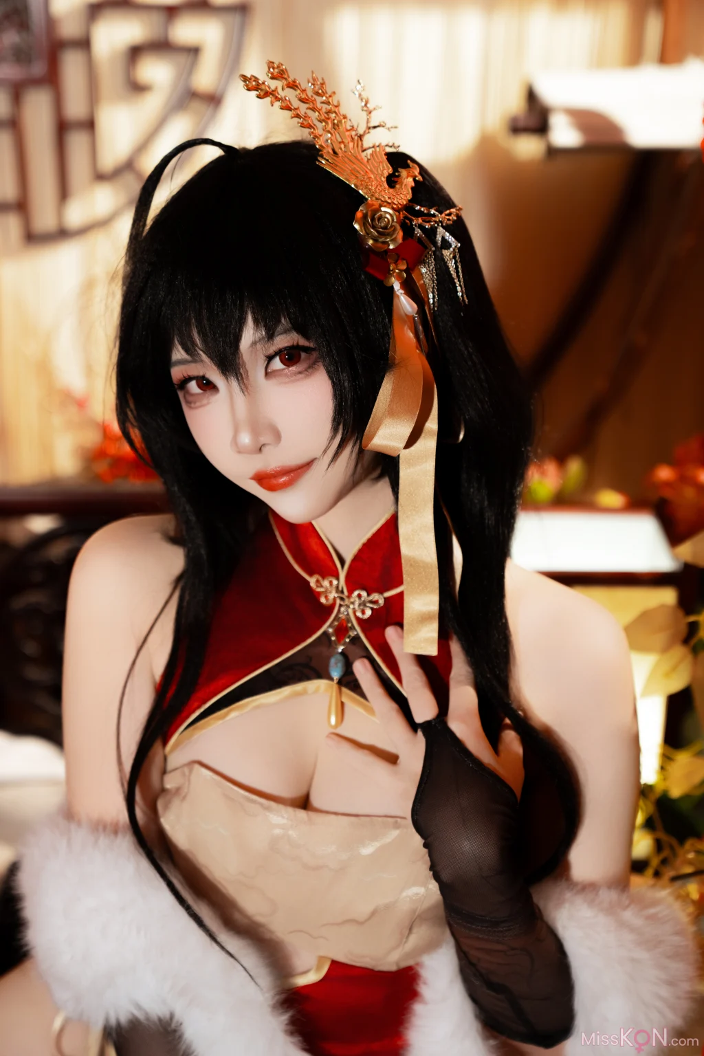 Coser@二佐Nisa: 碧蓝航线-大凤·旗袍 (38 photos) – Page 2