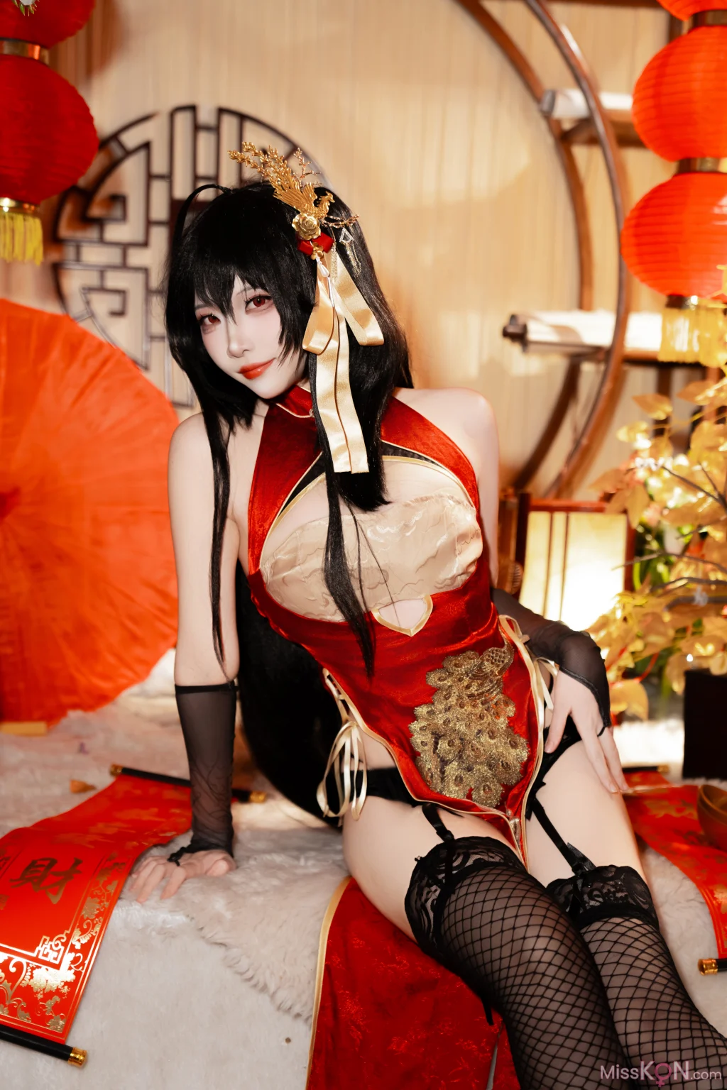 Coser@二佐Nisa: 碧蓝航线-大凤·旗袍 (38 photos) – Page 2