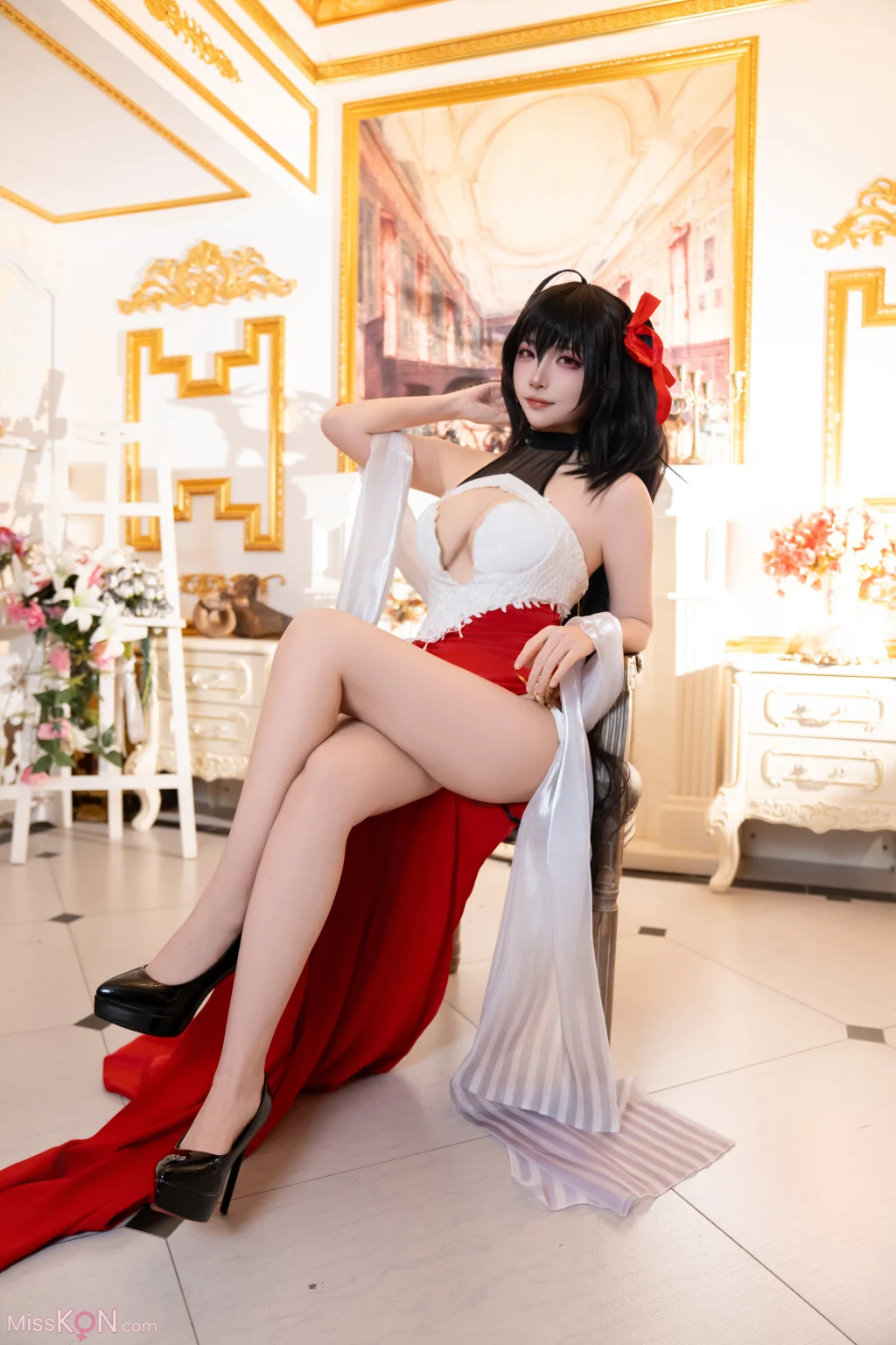 Coser@二佐Nisa: 碧蓝航线-大凤·誓约礼服 (37 photos)