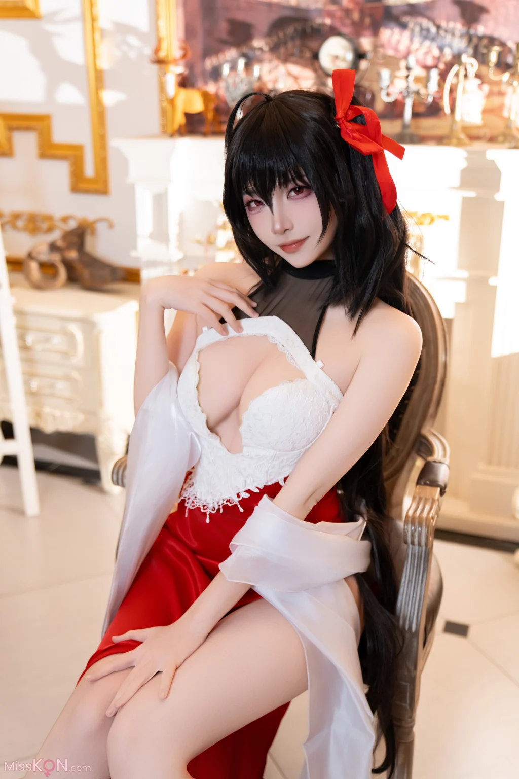Coser@二佐Nisa: 碧蓝航线-大凤·誓约礼服 (37 photos)