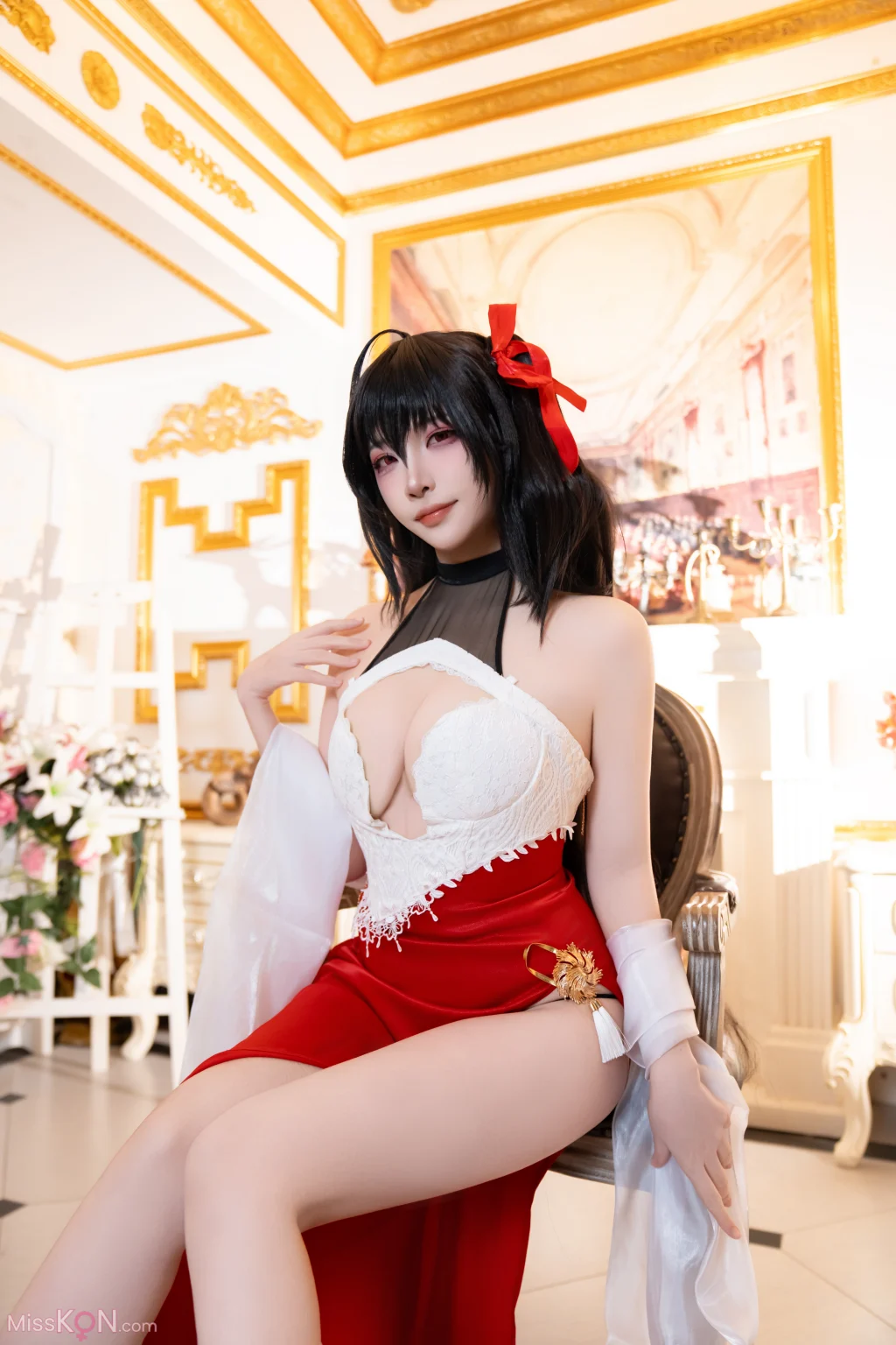 Coser@二佐Nisa: 碧蓝航线-大凤·誓约礼服 (37 photos)