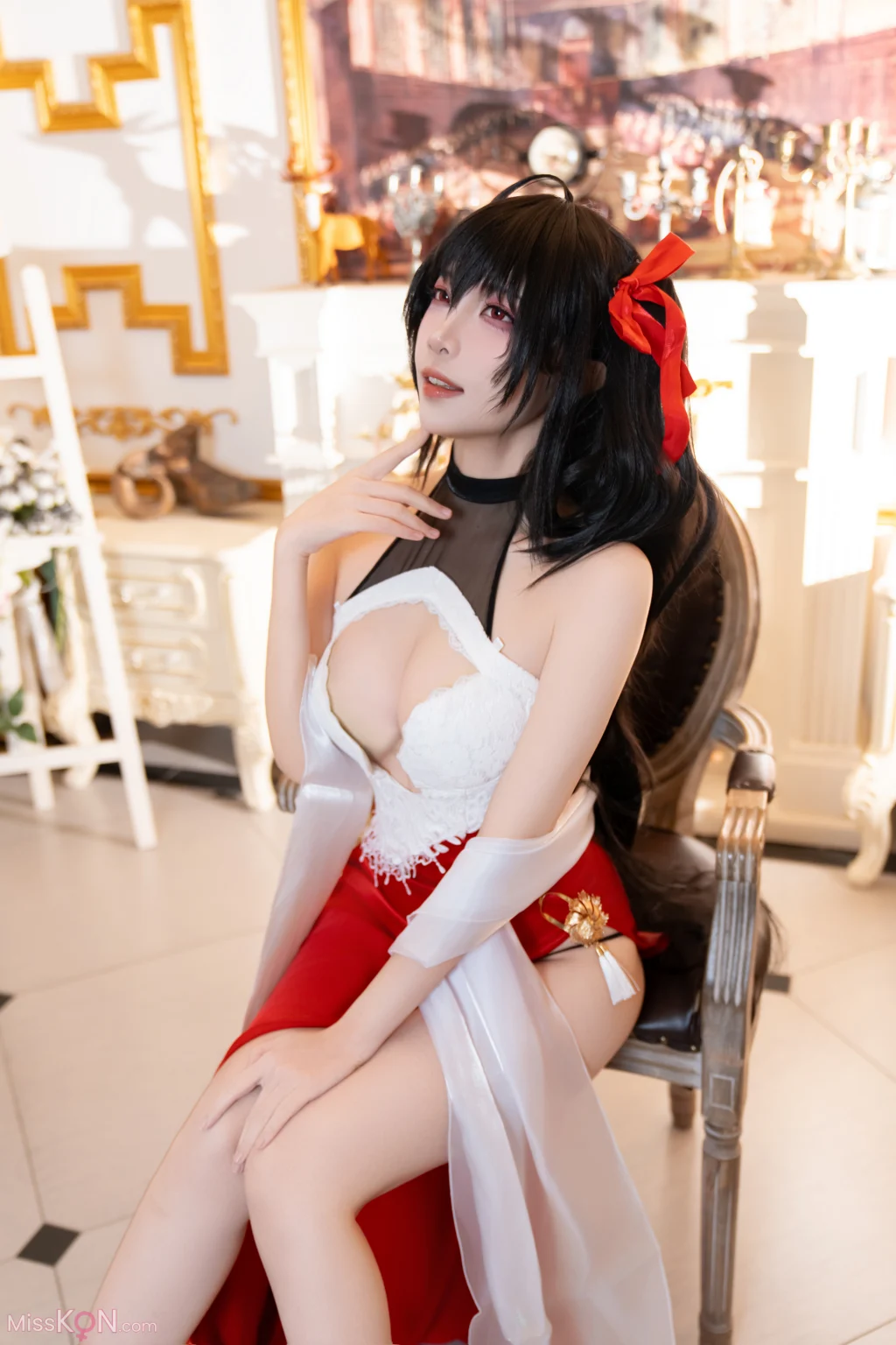 Coser@二佐Nisa: 碧蓝航线-大凤·誓约礼服 (37 photos)