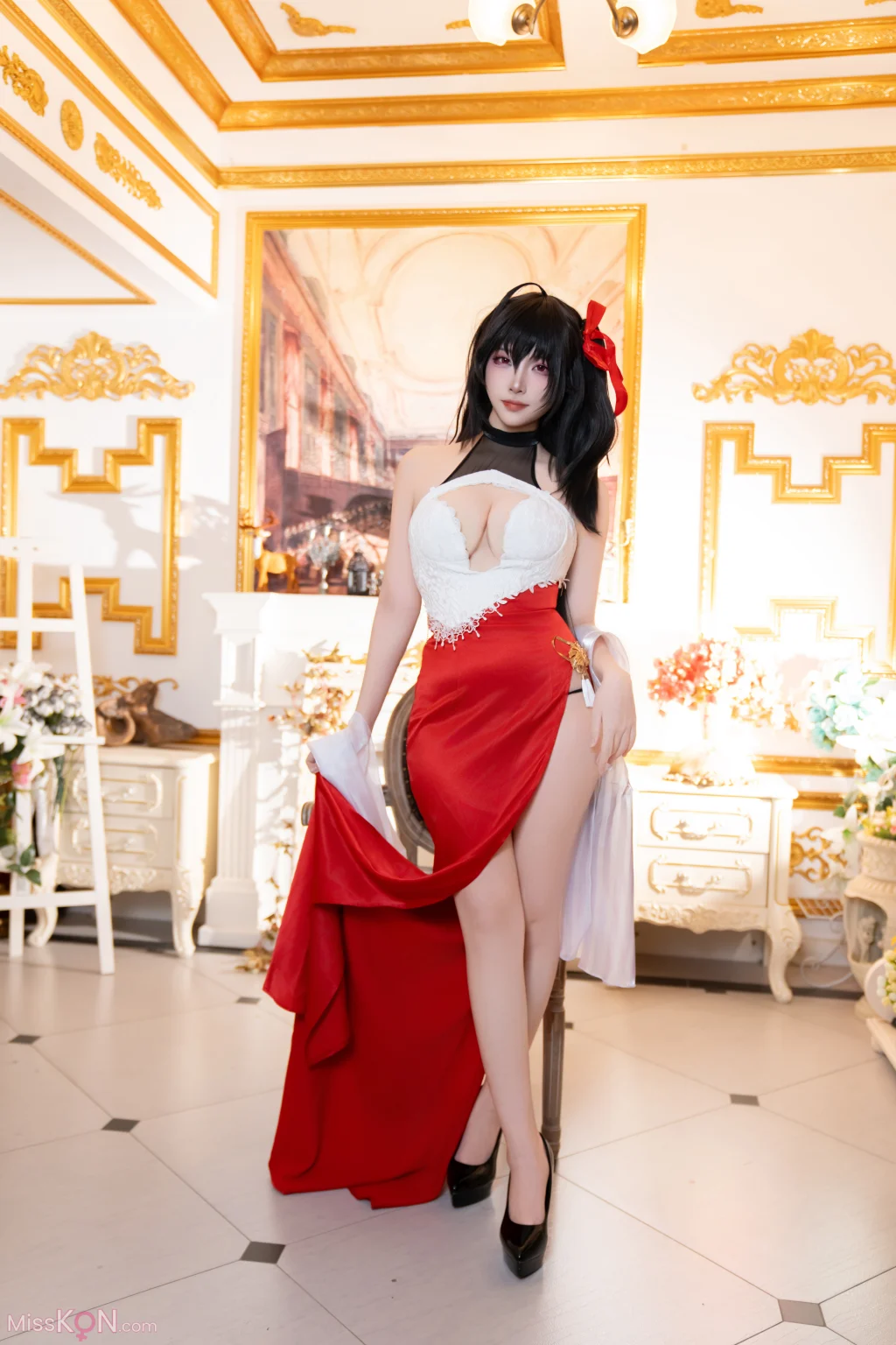 Coser@二佐Nisa: 碧蓝航线-大凤·誓约礼服 (37 photos)