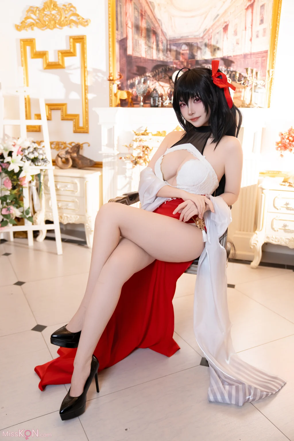 Coser@二佐Nisa: 碧蓝航线-大凤·誓约礼服 (37 photos)
