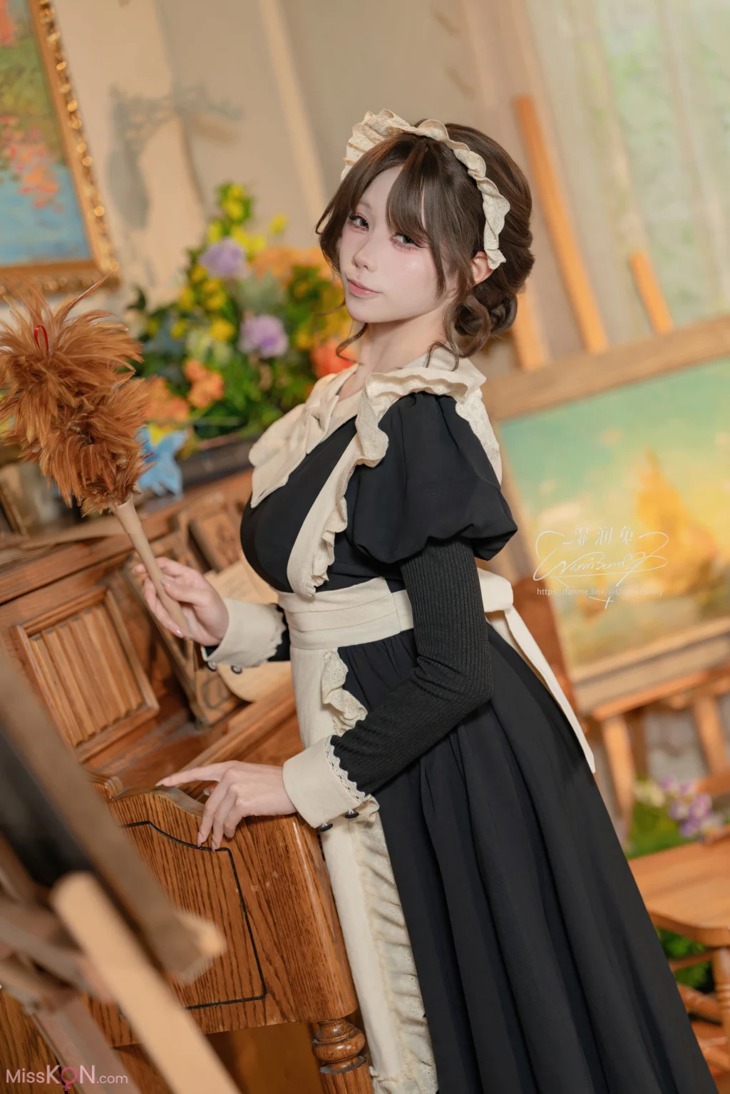 Coser@黏黏团子兔: 2026年07月作品 宠物女仆养成记 (122 photos + 3 videos)