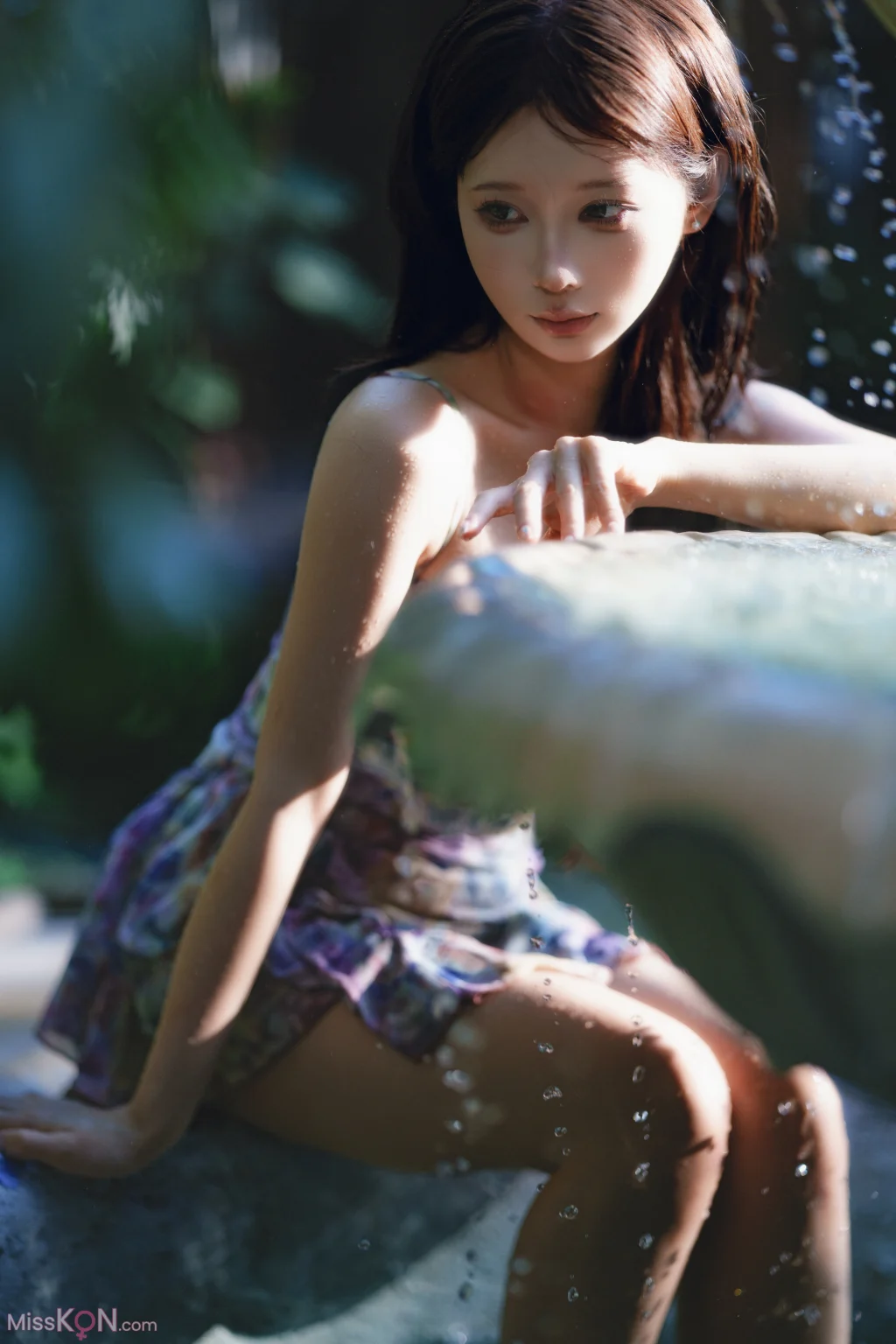 Coser@蠢沫沫: 水池碎花裙 (27 photos)