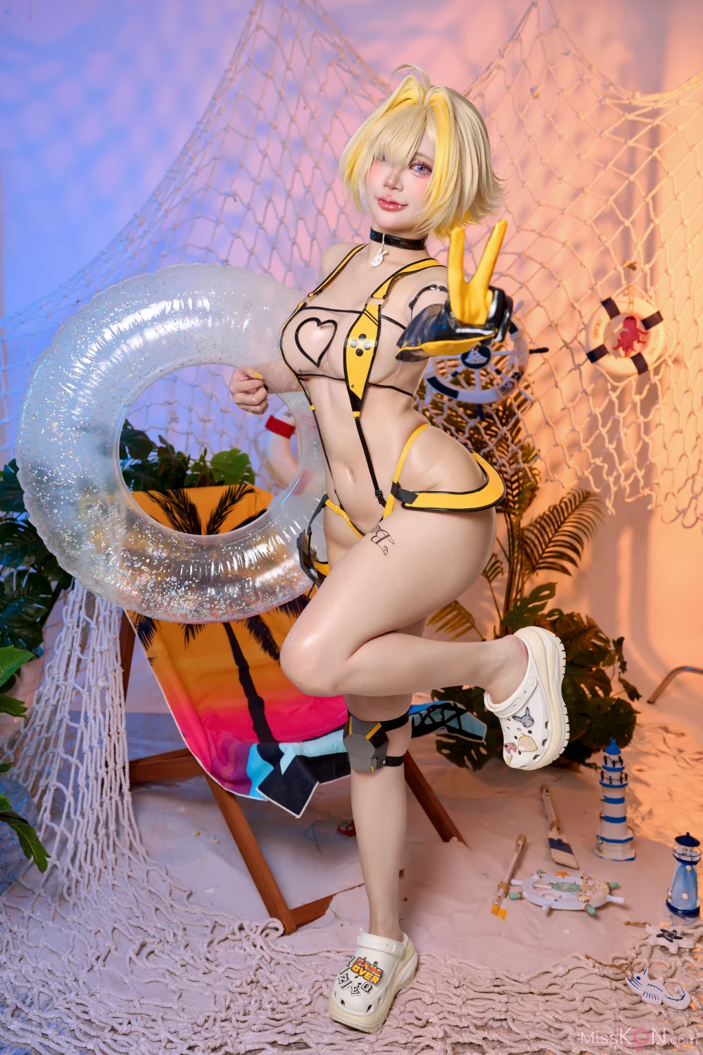 Coser@ZinieQ: 胜利女神：妮姬 – 伊莱格 (55 photos + 10 videos)