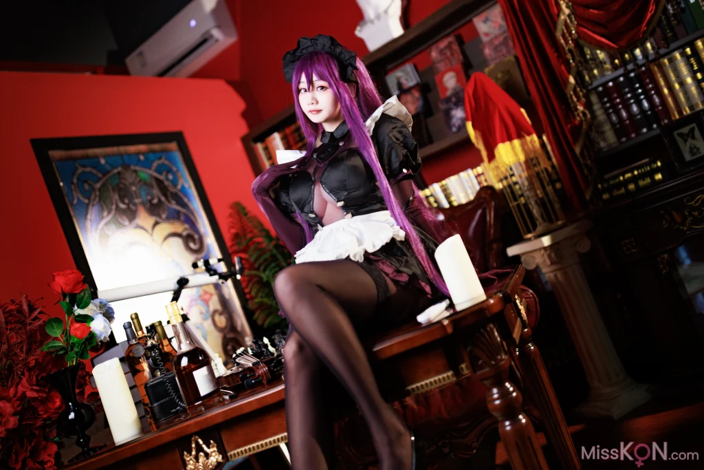 Coser@阿雪雪: 师匠女仆 (42 photos)