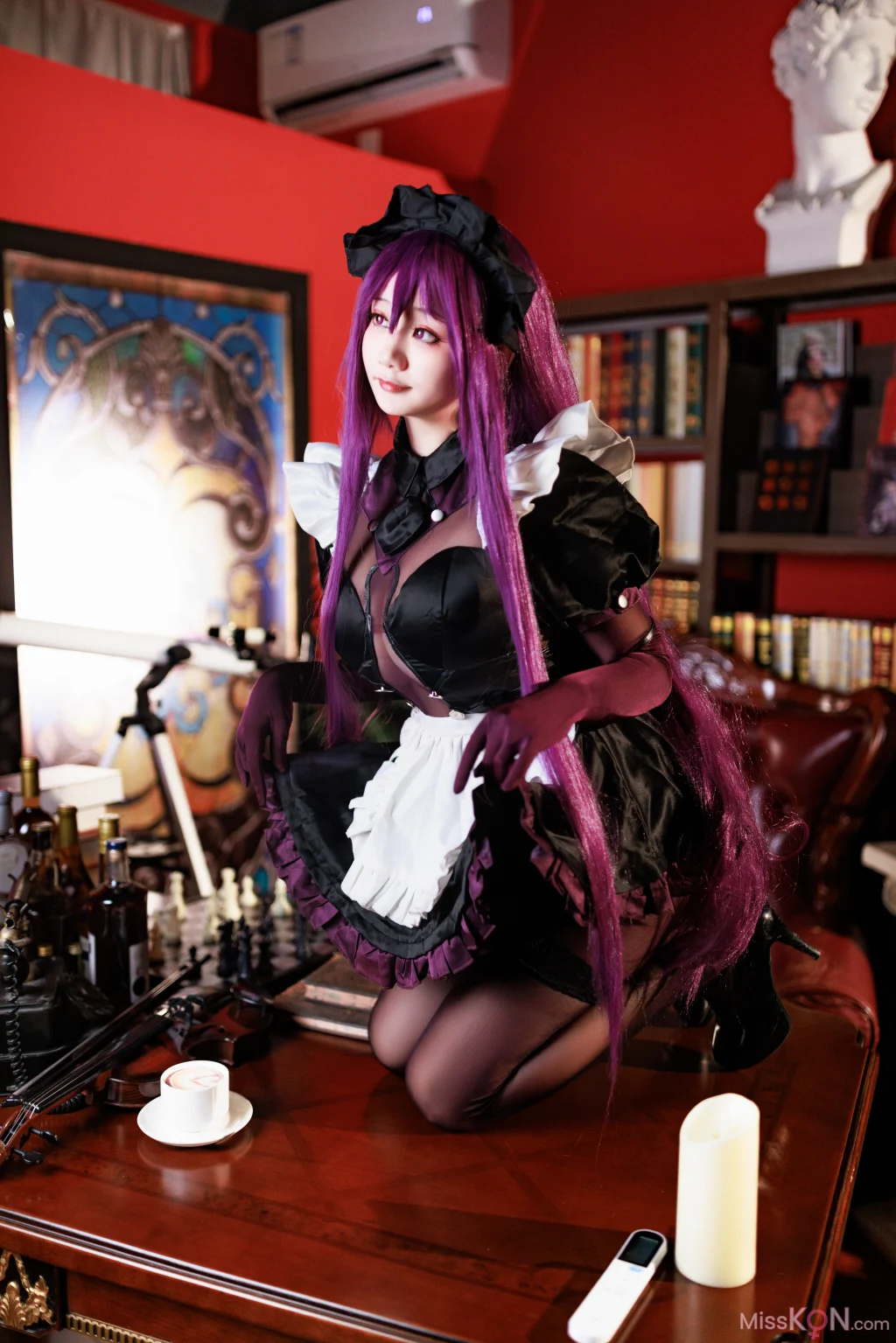 Coser@阿雪雪: 师匠女仆 (42 photos)