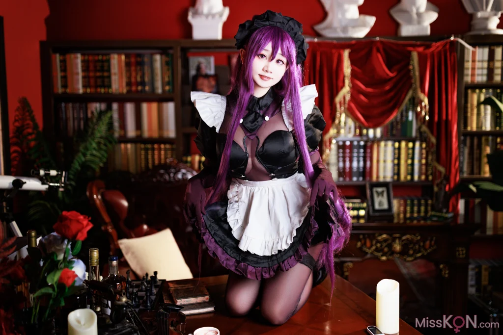 Coser@阿雪雪: 师匠女仆 (42 photos)