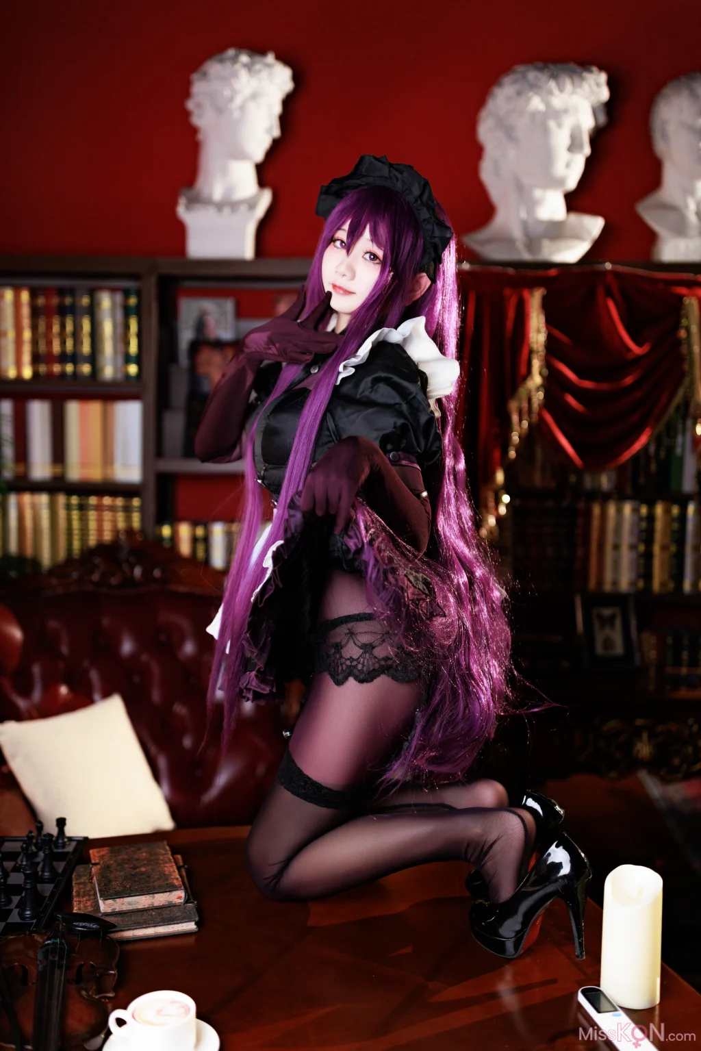 Coser@阿雪雪: 师匠女仆 (42 photos)