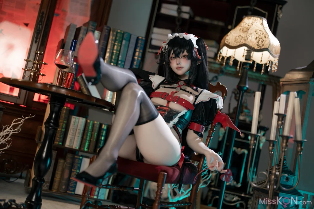 Coser@屿鱼: 扎娜 恶魔女仆同人 (61 photos) – Page 3