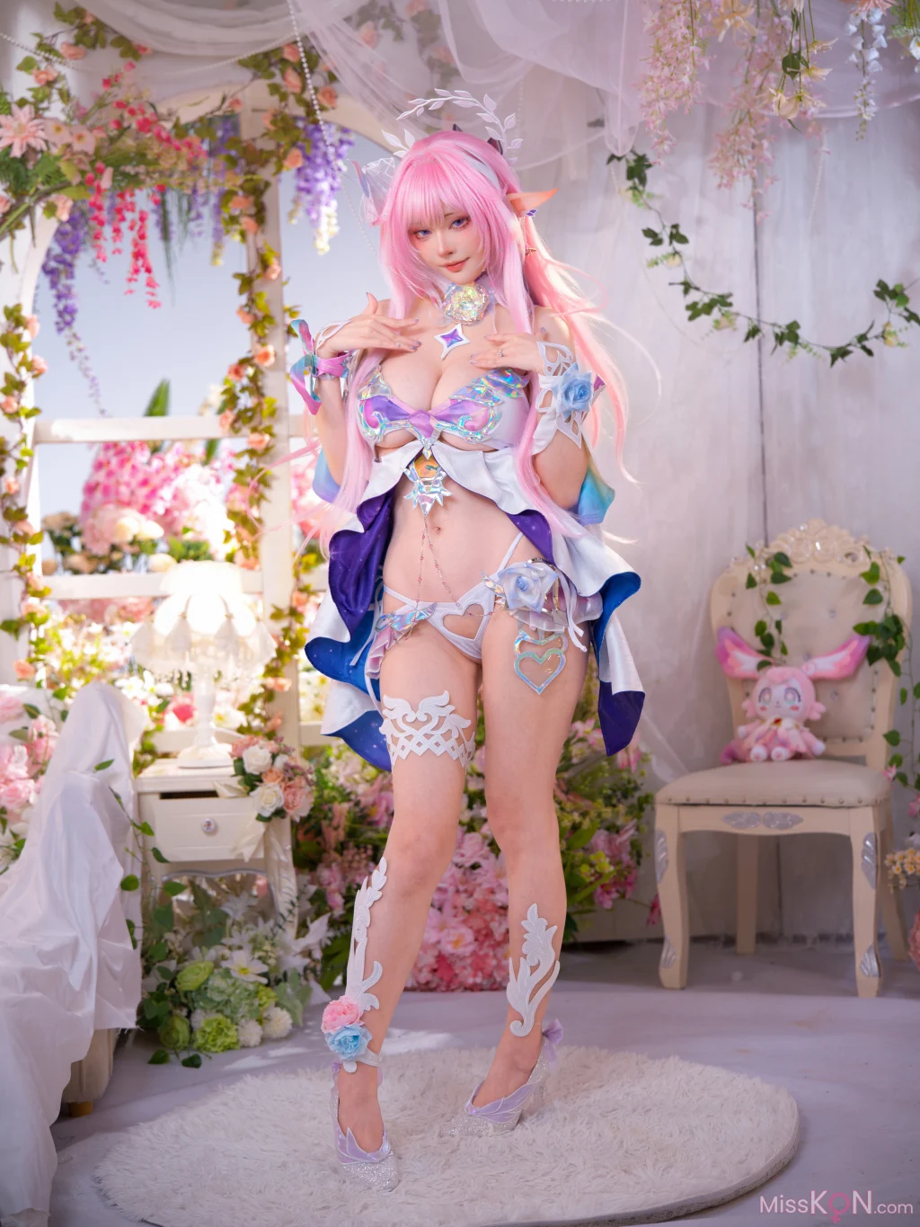 Coser@Machi馬吉: Cyrene Swimsuit 昔兰尼 泳装 (125 photos)