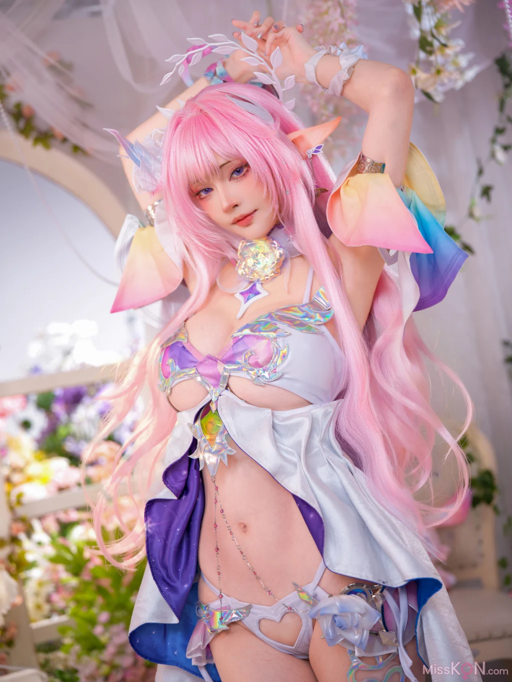Coser@Machi馬吉: Cyrene Swimsuit 昔兰尼 泳装 (125 photos)