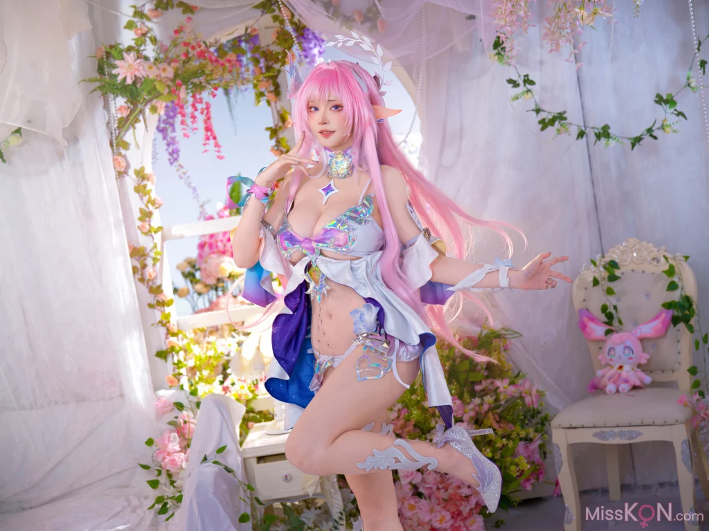 Coser@Machi馬吉: Cyrene Swimsuit 昔兰尼 泳装 (125 photos)